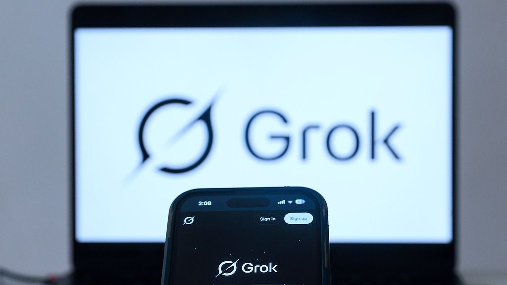 The Grok AI website. /VCG 