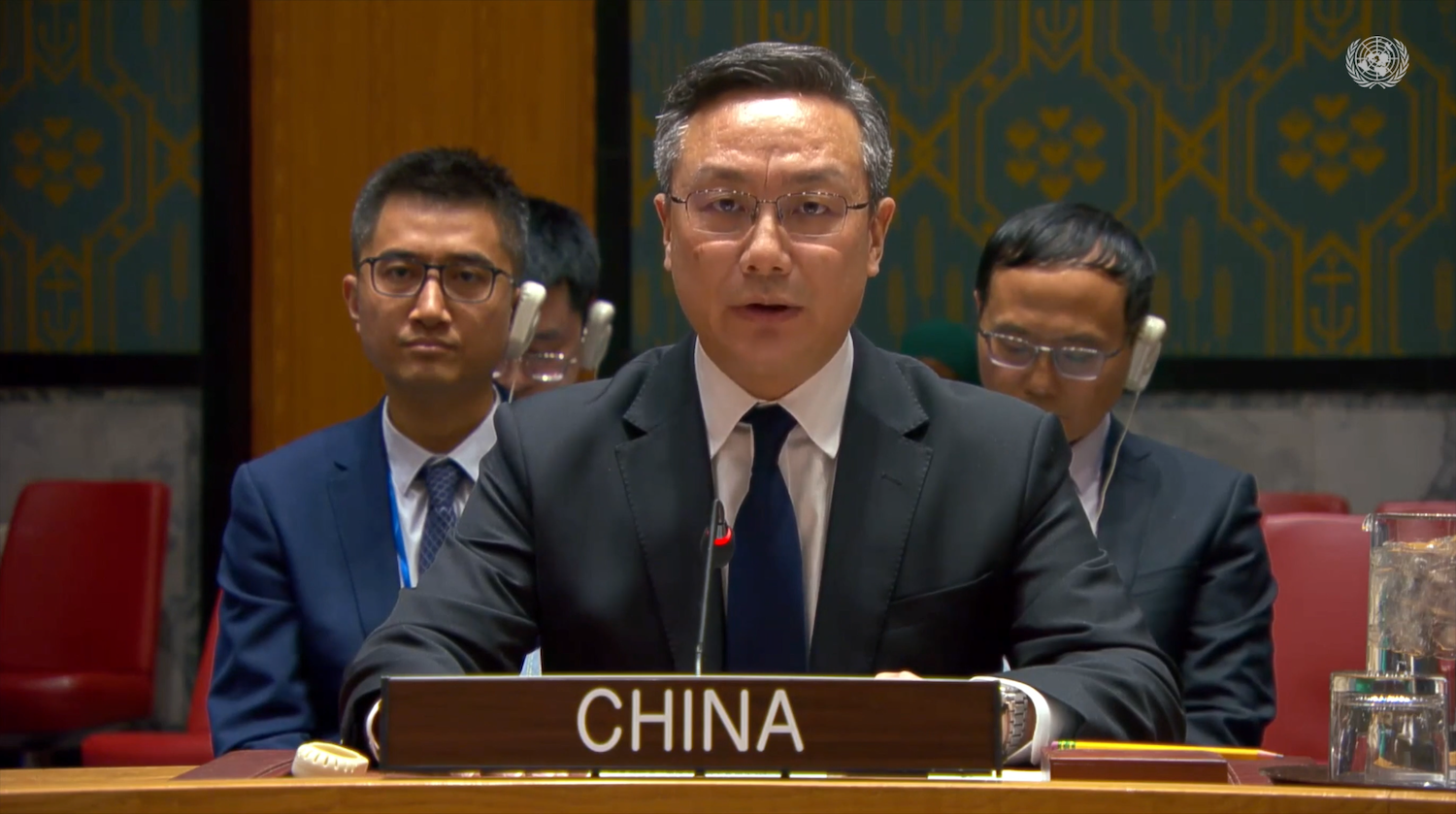 China calls for restraint at UNSC meeting on Iran situation