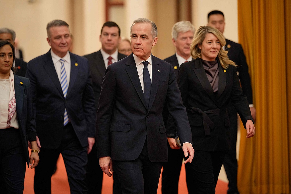 Canadian Prime Minister Mark Carney in Beijing, China, January 16, 2026. / VCG