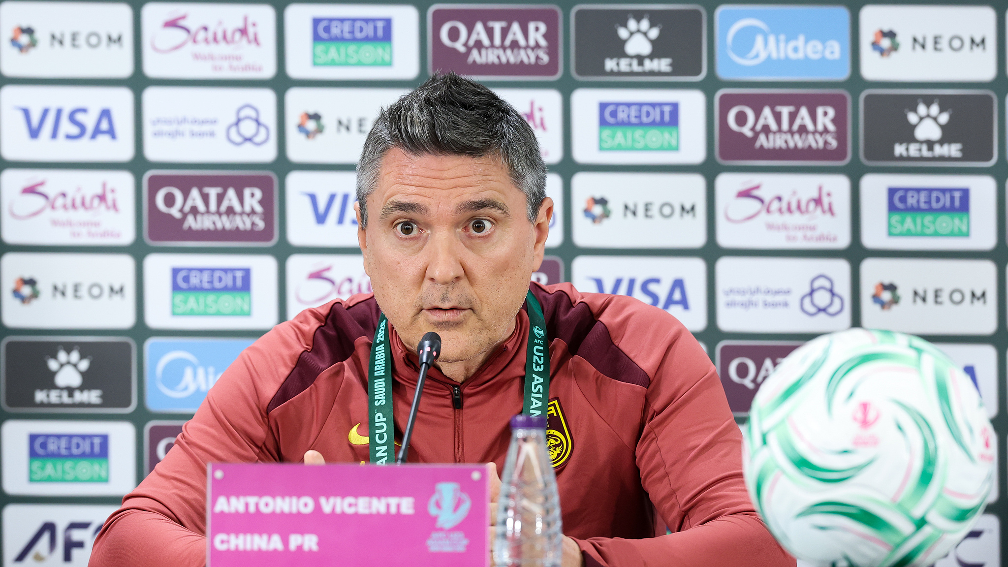 China prepares to face Uzbekistan at AFC U23 Asian Cup