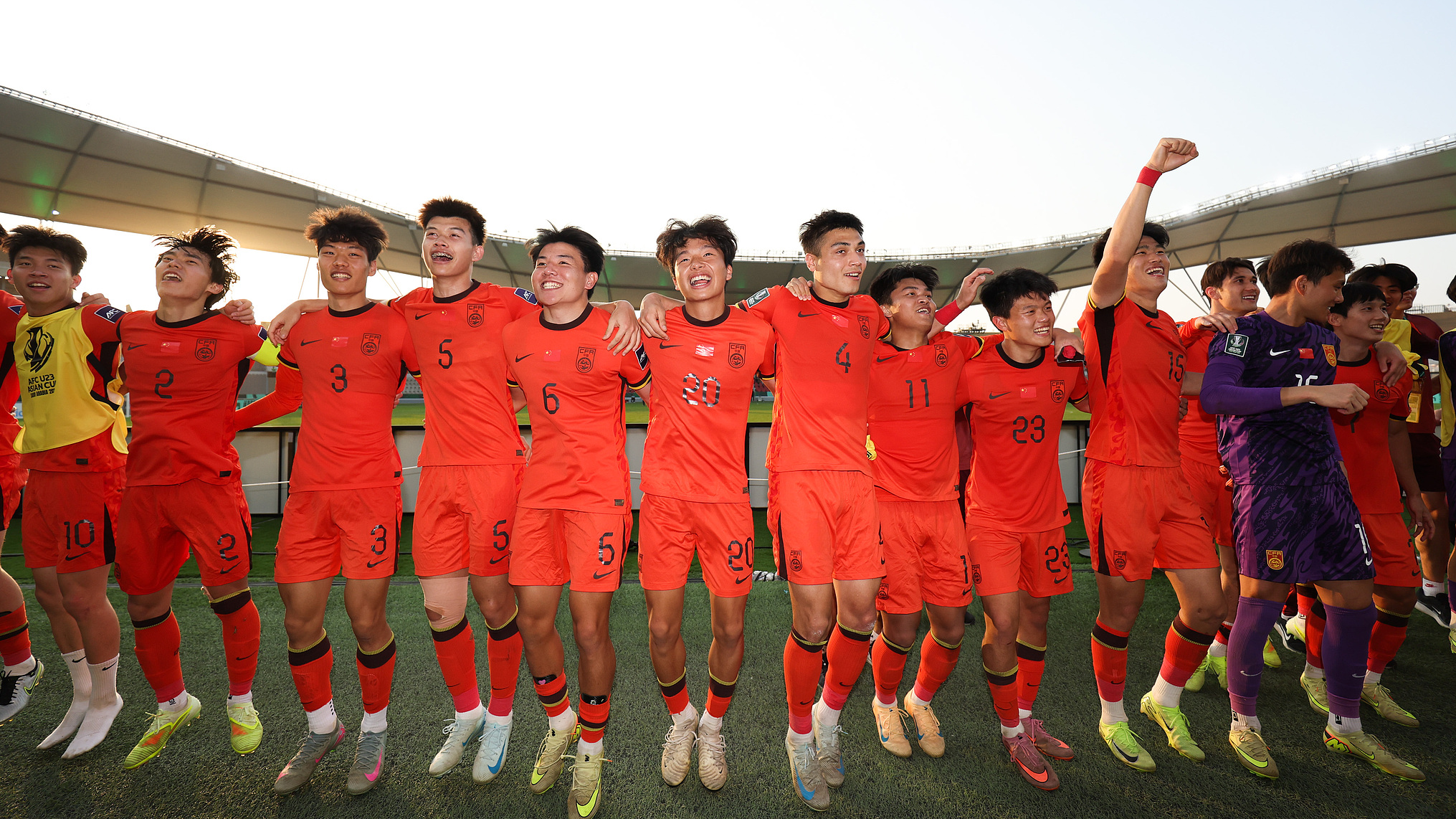China reach first-ever semifinals at AFC U23 Asian Cup
