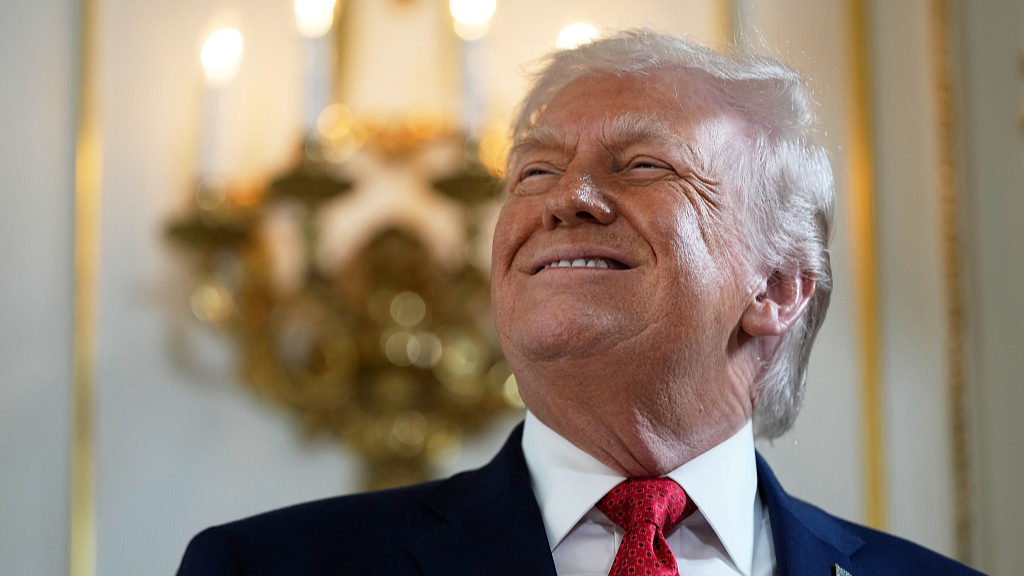 U.S. President Donald Trump is seen at a ceremony at his Mar-a-Lago Club in Palm Beach, Florida, the United States, January 16, 2026. /VCG