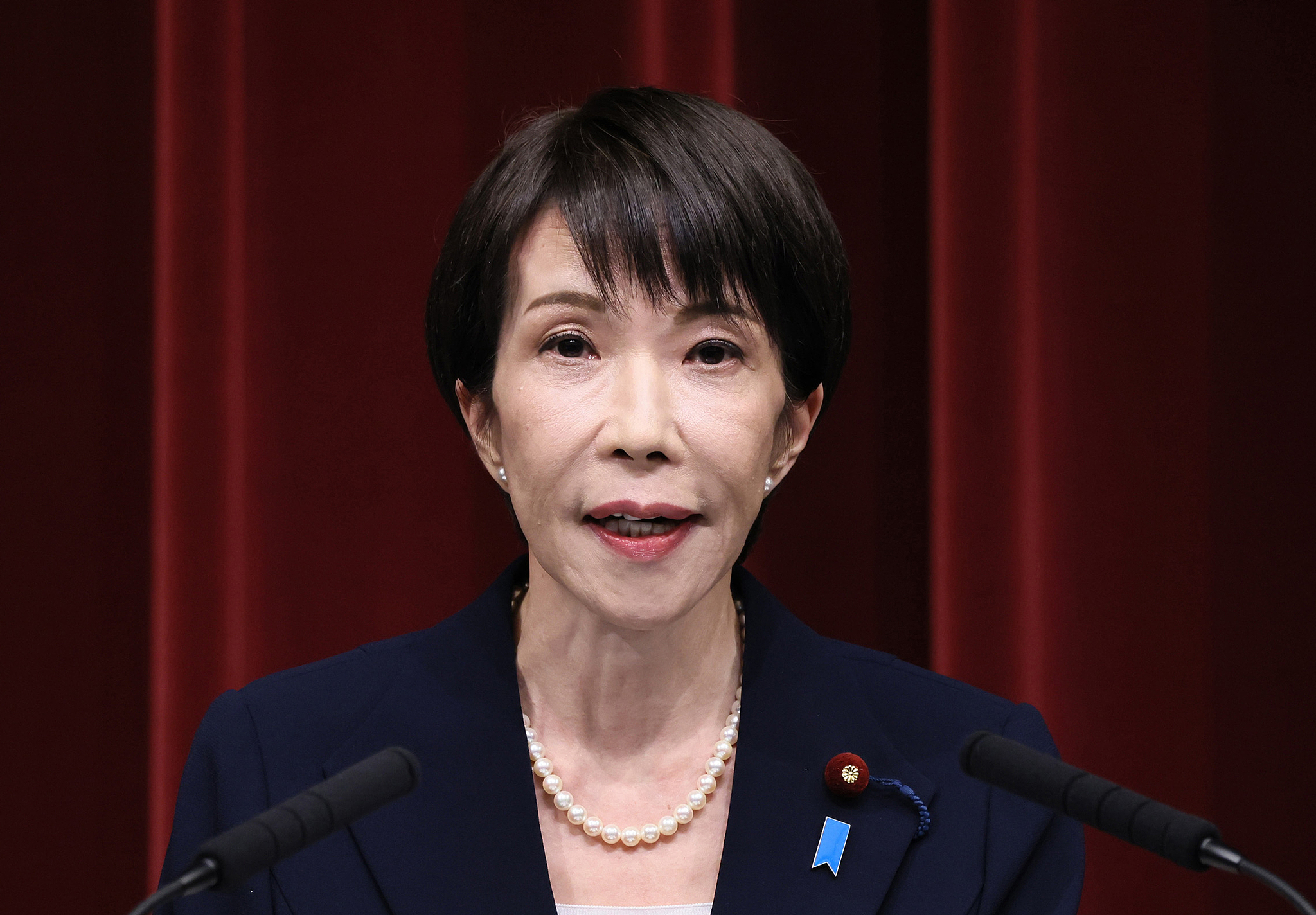 Japanese Prime Minister Sanae Takaichi attends a press conference to announce the dissolution of the House of Representatives in Tokyo, Japan, January 19, 2026. /VCG