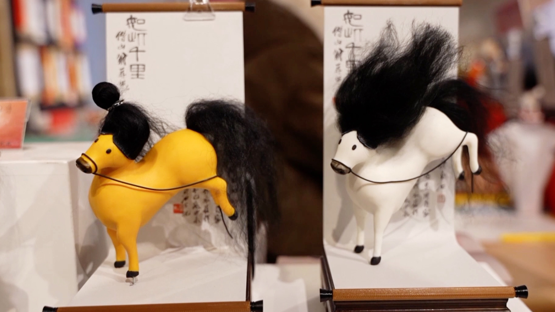 'Messy little horse' figurine goes viral for its expressive hairstyle