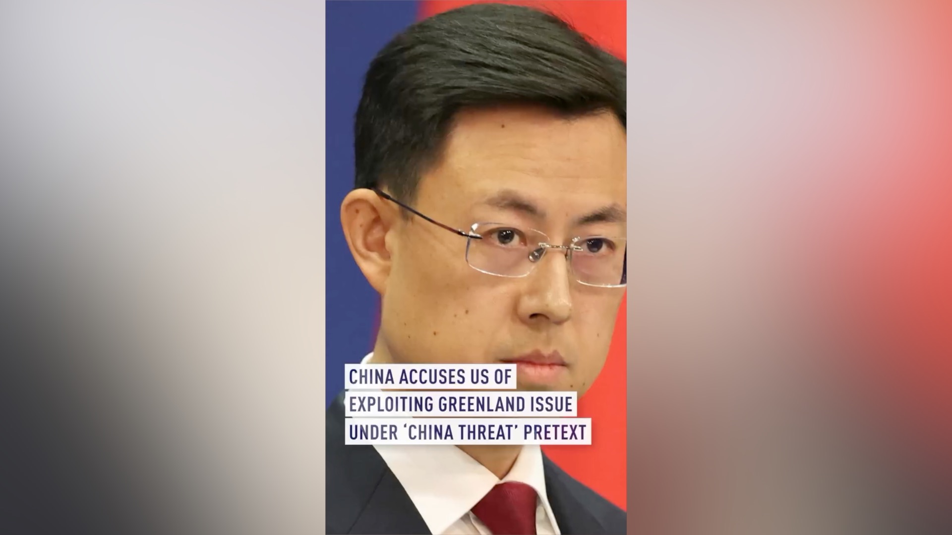 Beijing urges U.S. to stop using 'China threat' excuse over Greenland