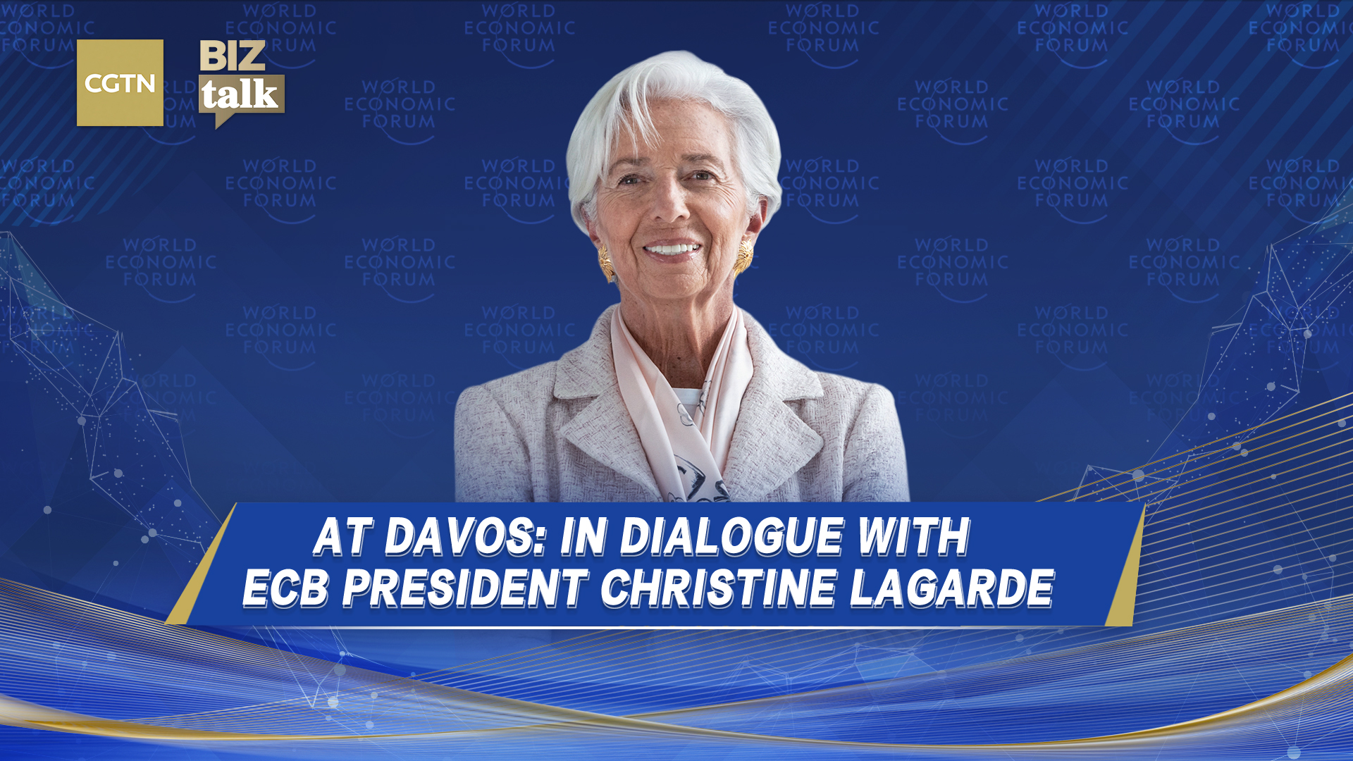 Live: At Davos — In conversation with European Central Bank President Christine Lagarde