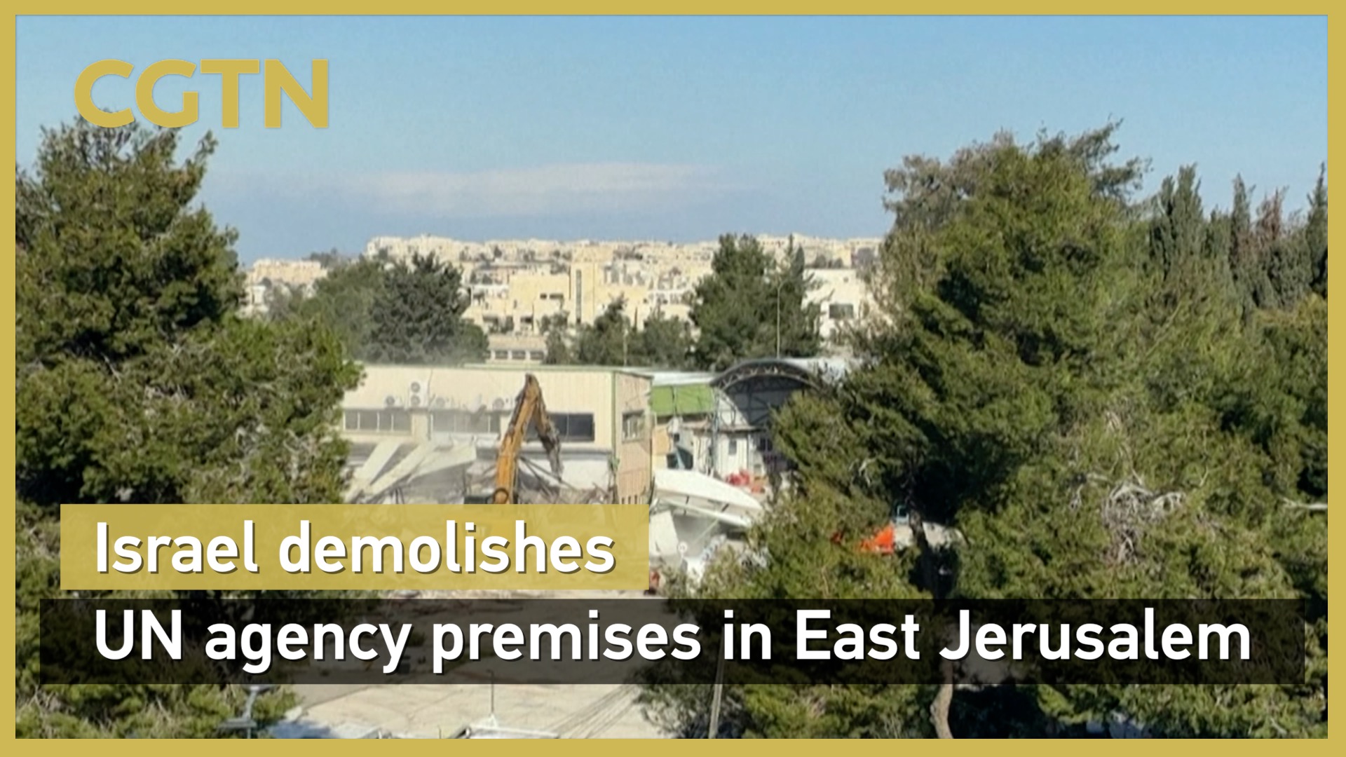 Israel demolishes UN agency premises in East Jerusalem