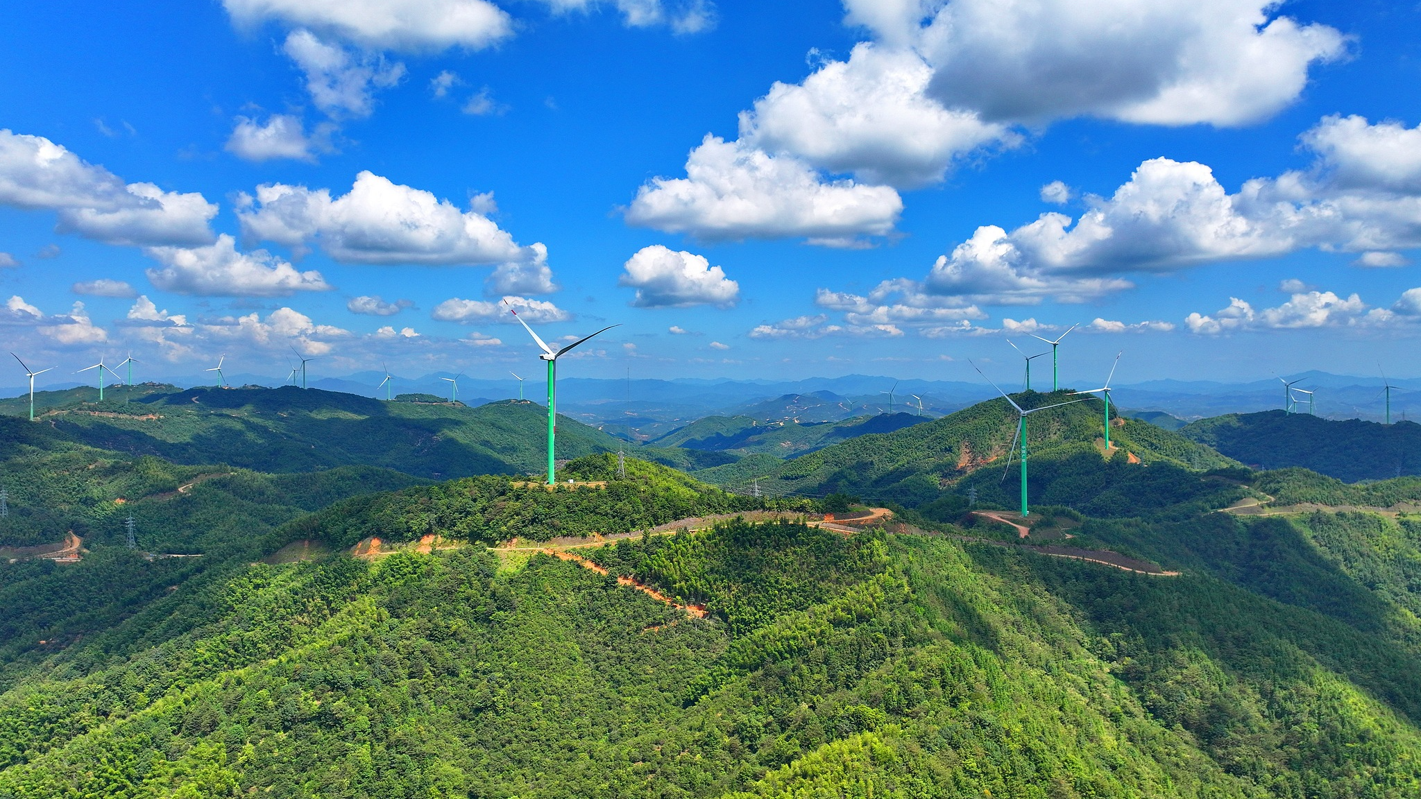 China cites world-leading wind power capacity in rebuff to Trump