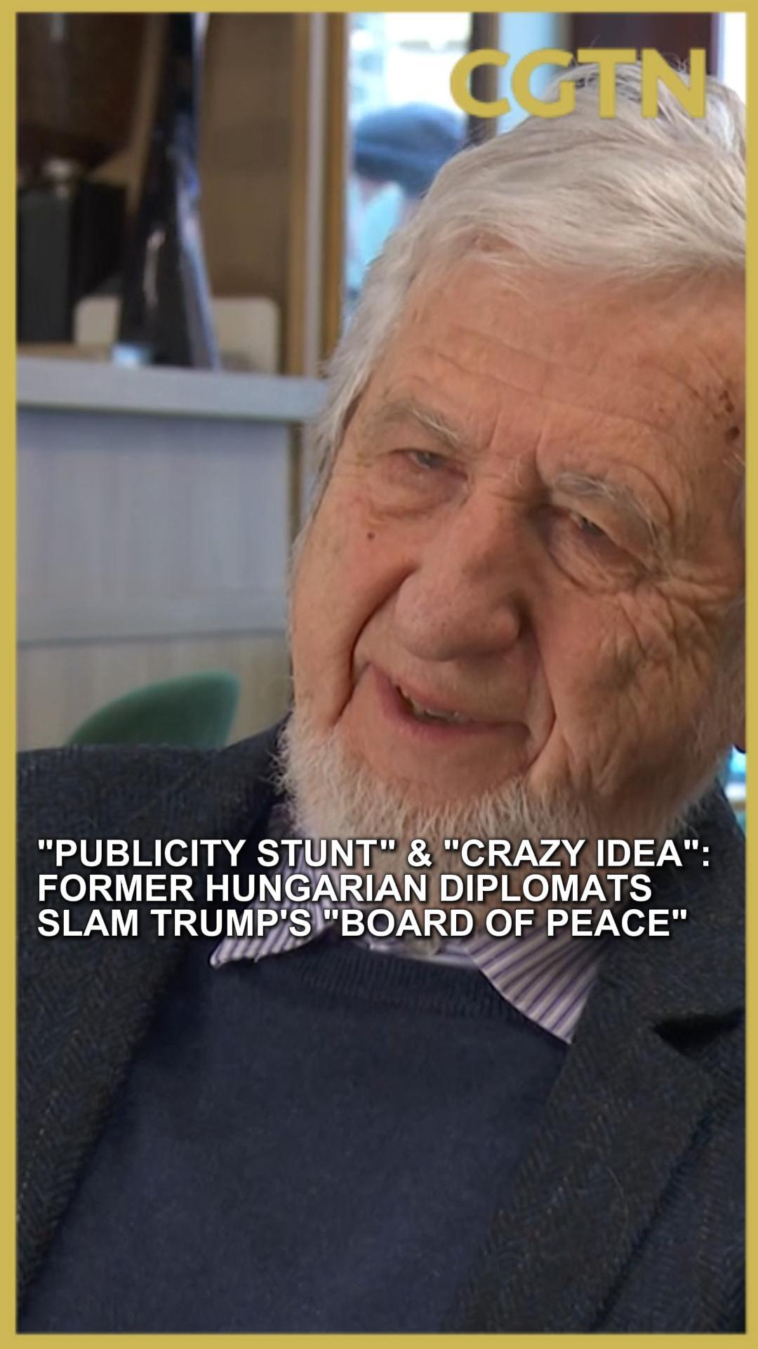 Former Hungarian diplomats slam Trump's Gaza 'Board of Peace'