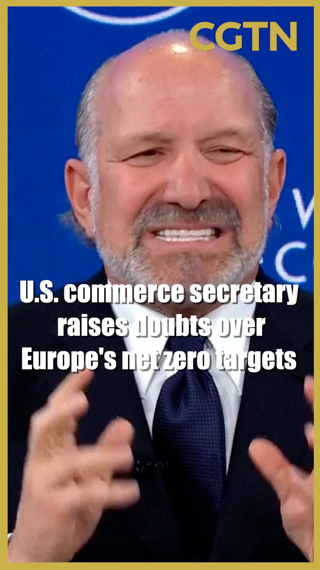U.S. commerce secretary raises doubts over Europe's net-zero targets