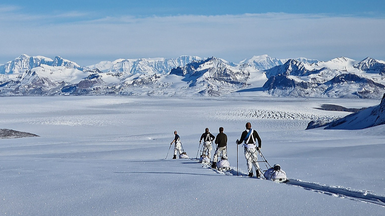 Members of a Danish Army team specializing in Arctic operations arrive in Greenland, January 21, 2026. /VCG