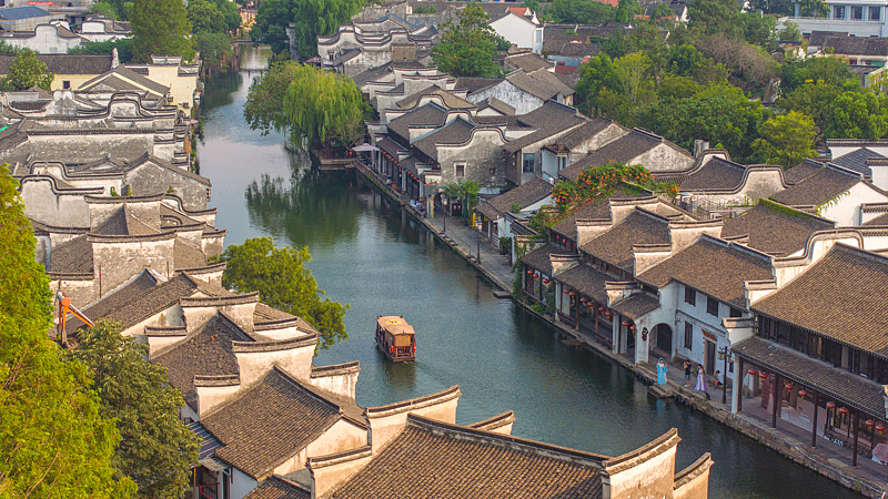 Live: An immersive view of Nanxun ancient town as a pearl of Jiangnan