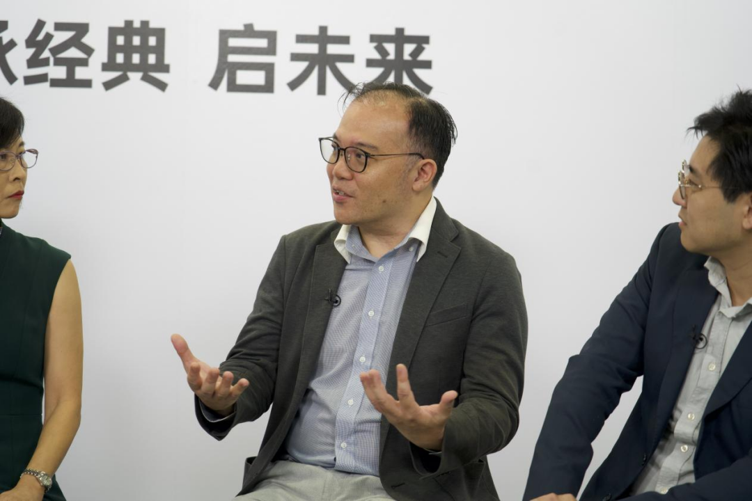 Seng Yu Jin, director of curatorial, research and exhibitions at the National Gallery Singapore, speaks during CGTN's special dialogue 