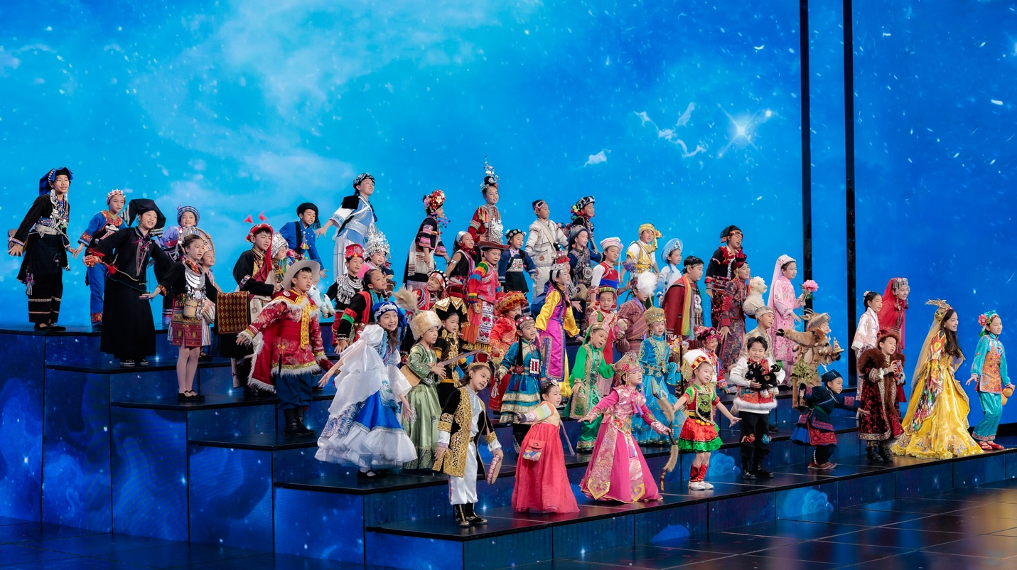 A scene from the second rehearsal of CMG's 2026 Spring Festival Gala. /CMG