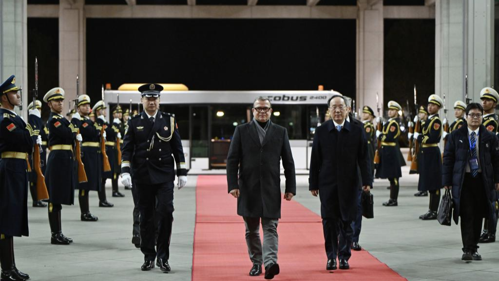 Finnish PM Petteri Orpo arrives in Beijing for official visit