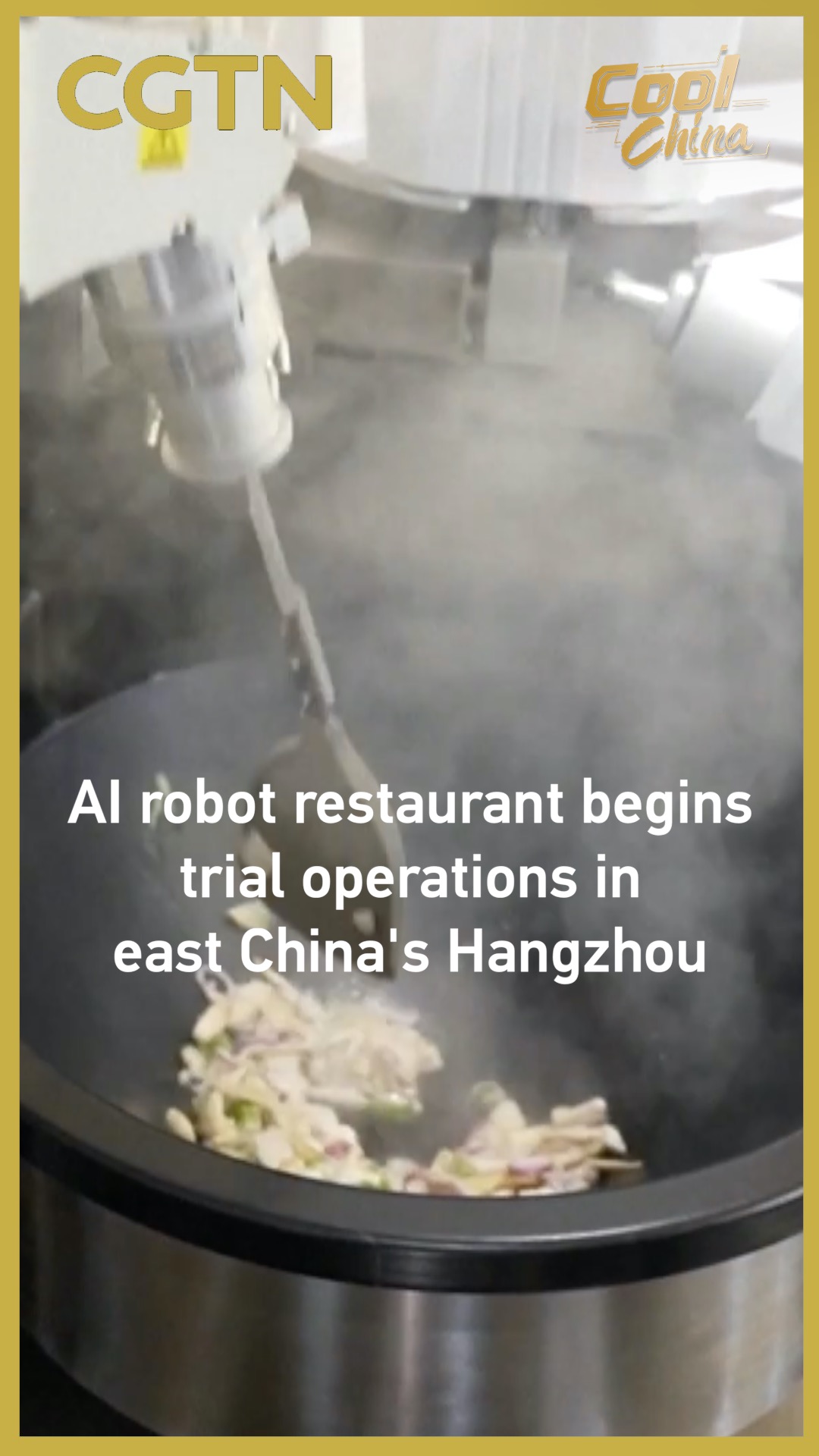 AI robot restaurant begins trial operations in east China's Hangzhou