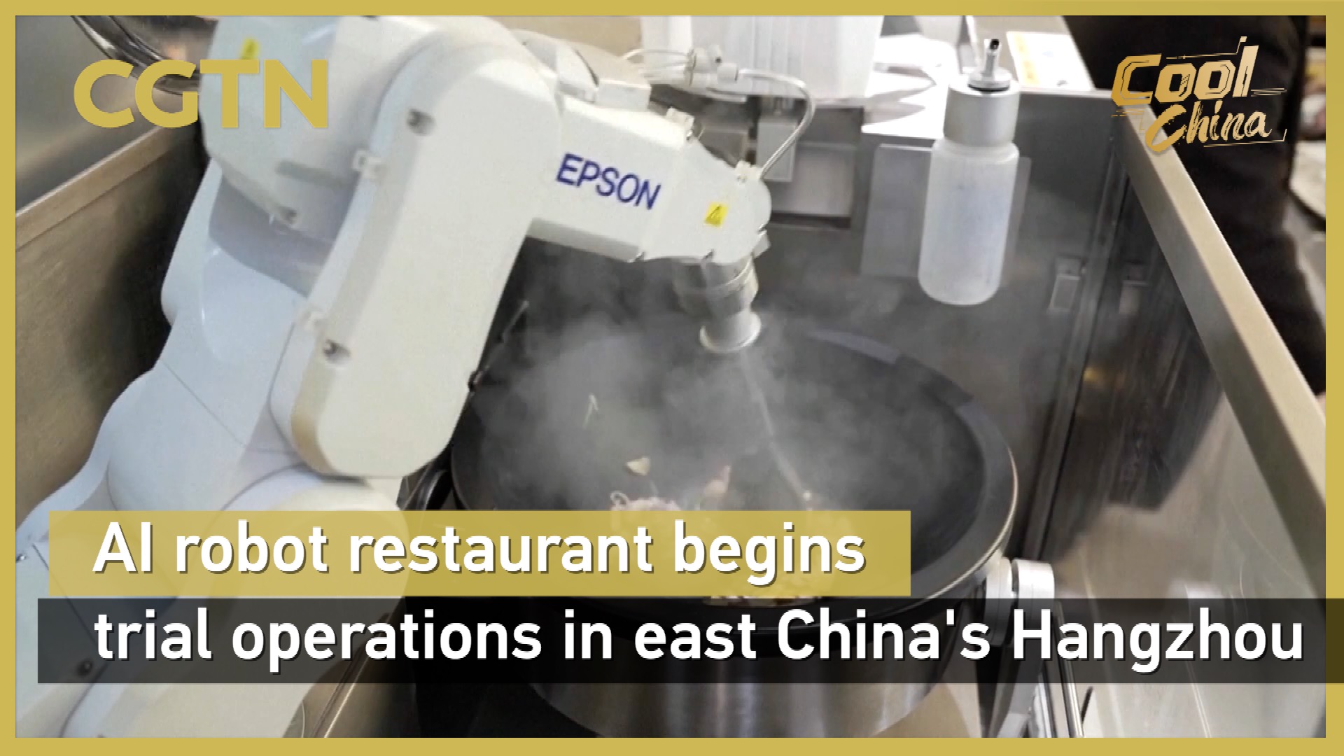 AI robot restaurant begins trial operations in east China's Hangzhou