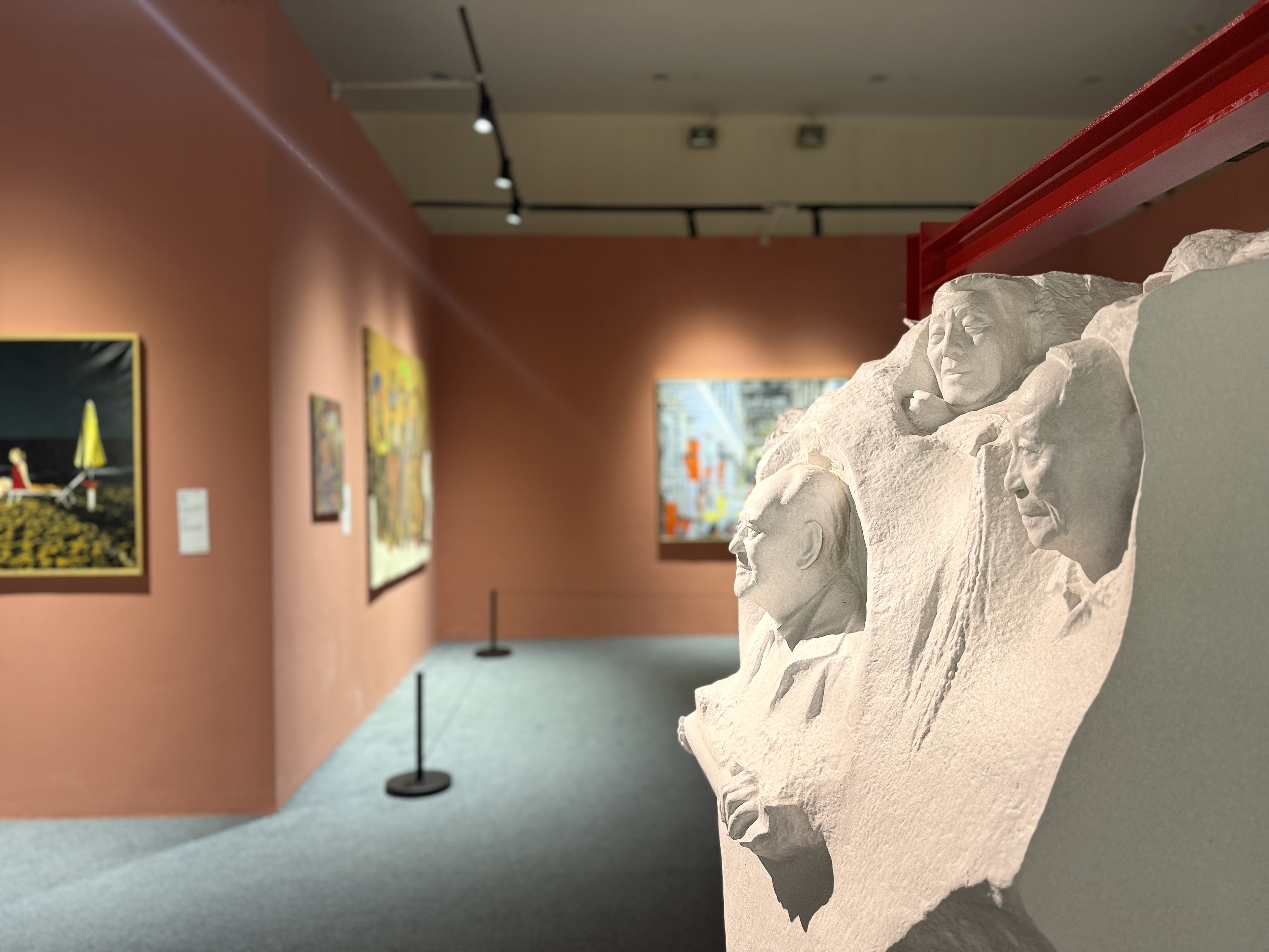 Art exhibits and sculptures at the 10th Beijing International Art Biennale, January 22, 2026. Zaruhi Poghosyan/CGTN 