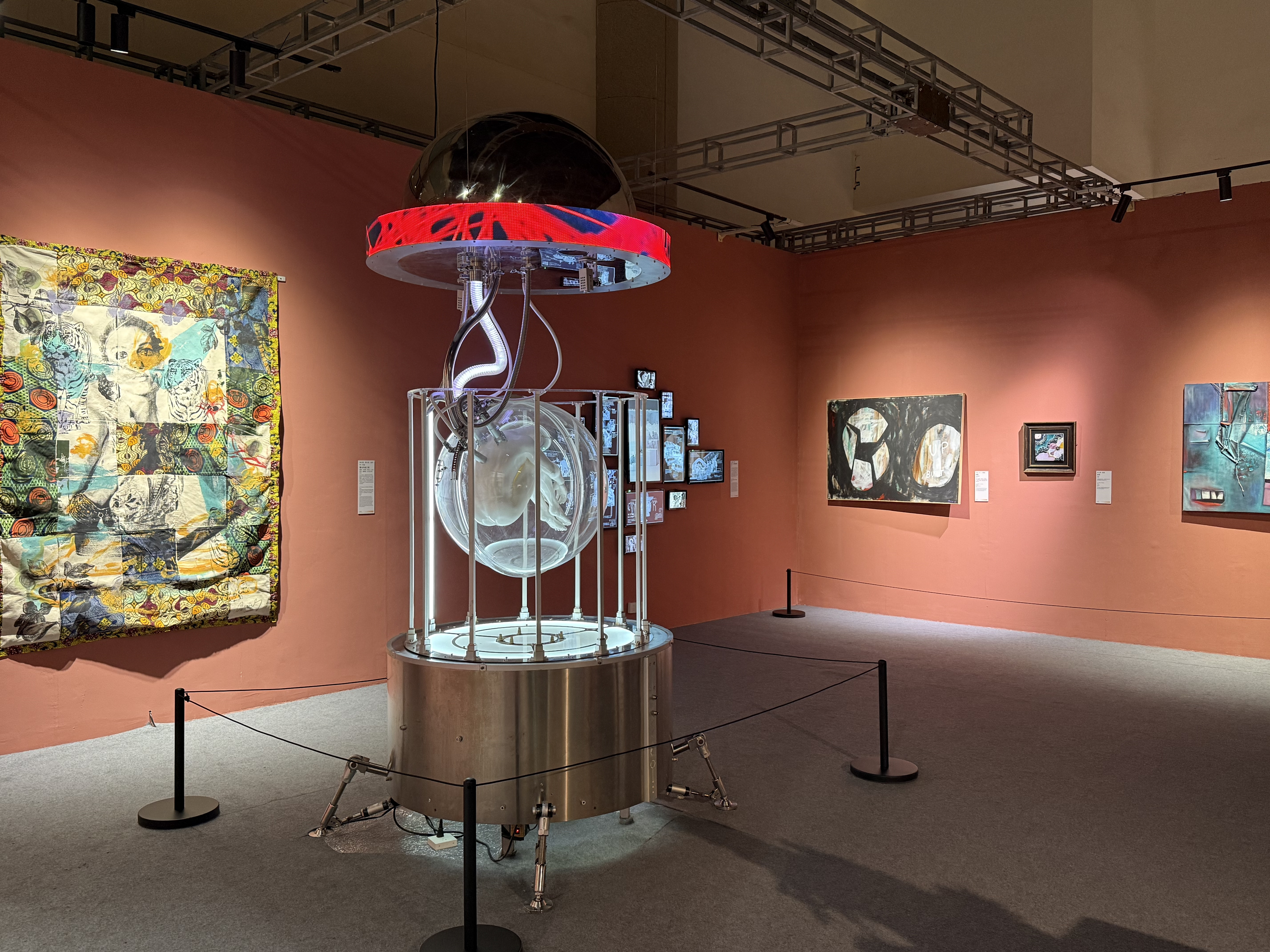 Digital art installations at the 10th Beijing International Art Biennale, January 22, 2026. Zaruhi Poghosyan/CGTN