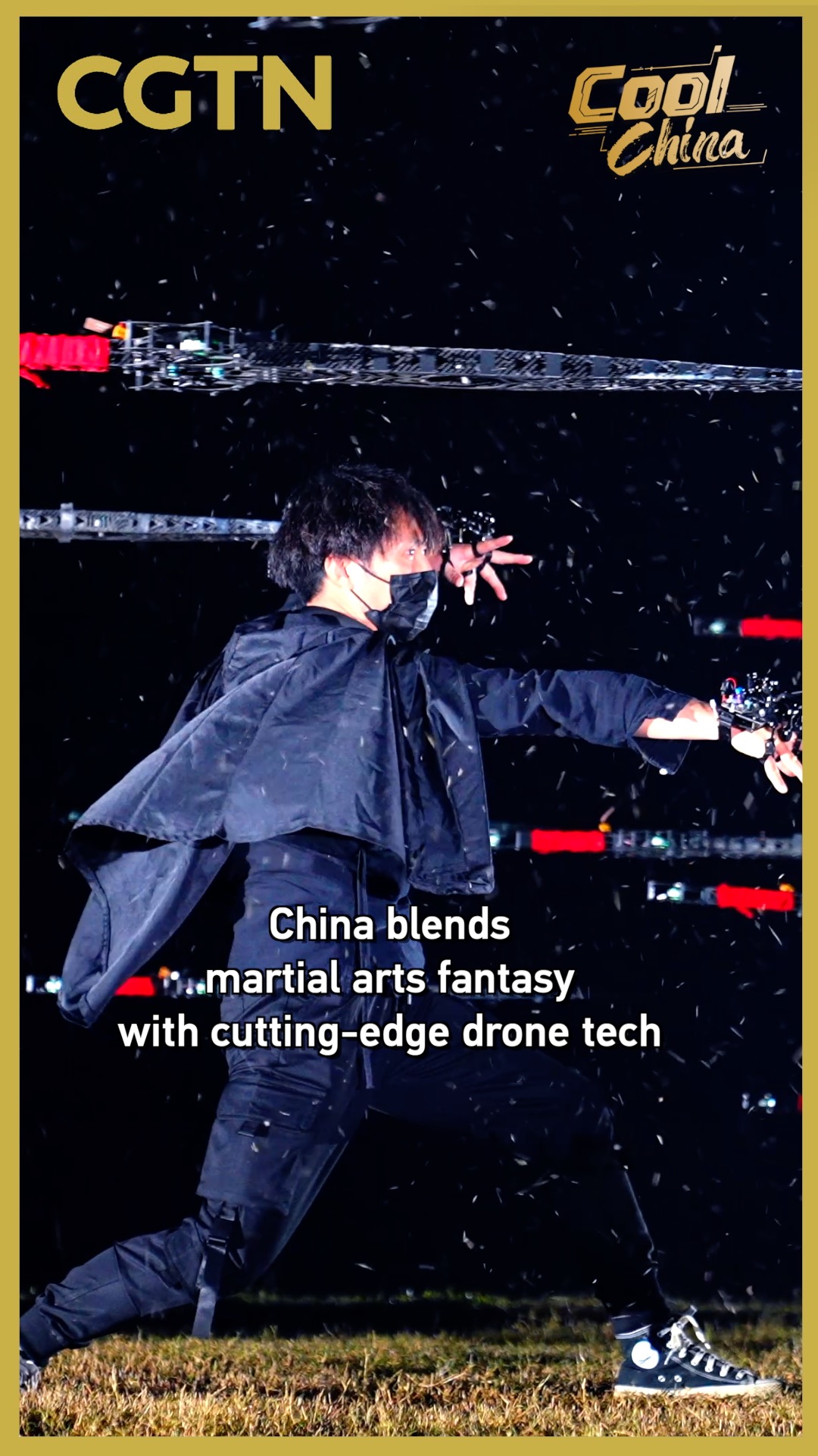 China blends martial arts fantasy with cutting-edge drone tech