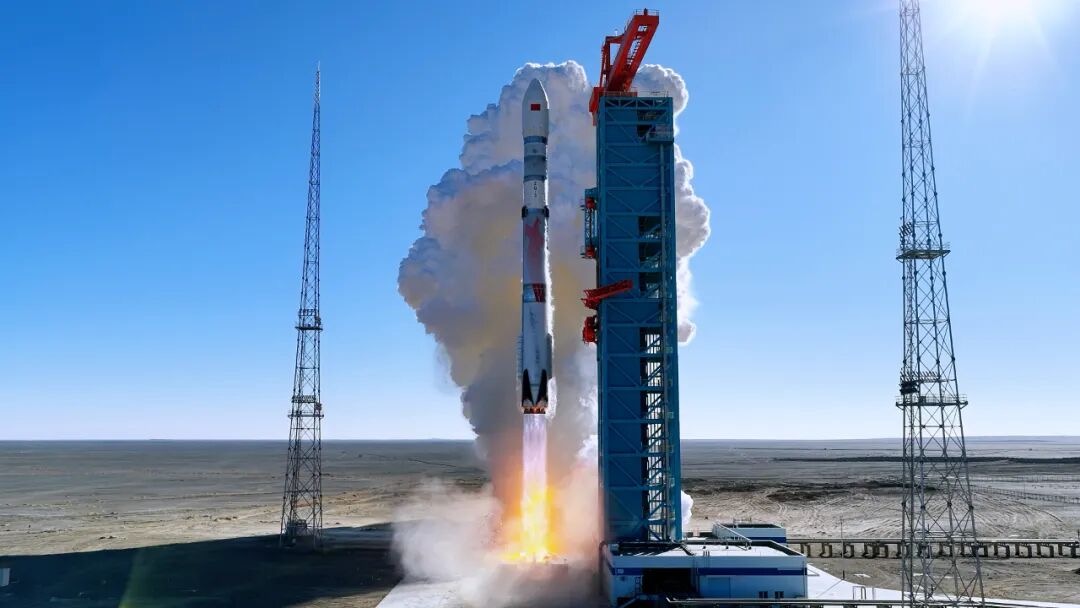 The Zhuque-3 lifts off from the Dongfeng commercial space innovation pilot zone. /LandSpace