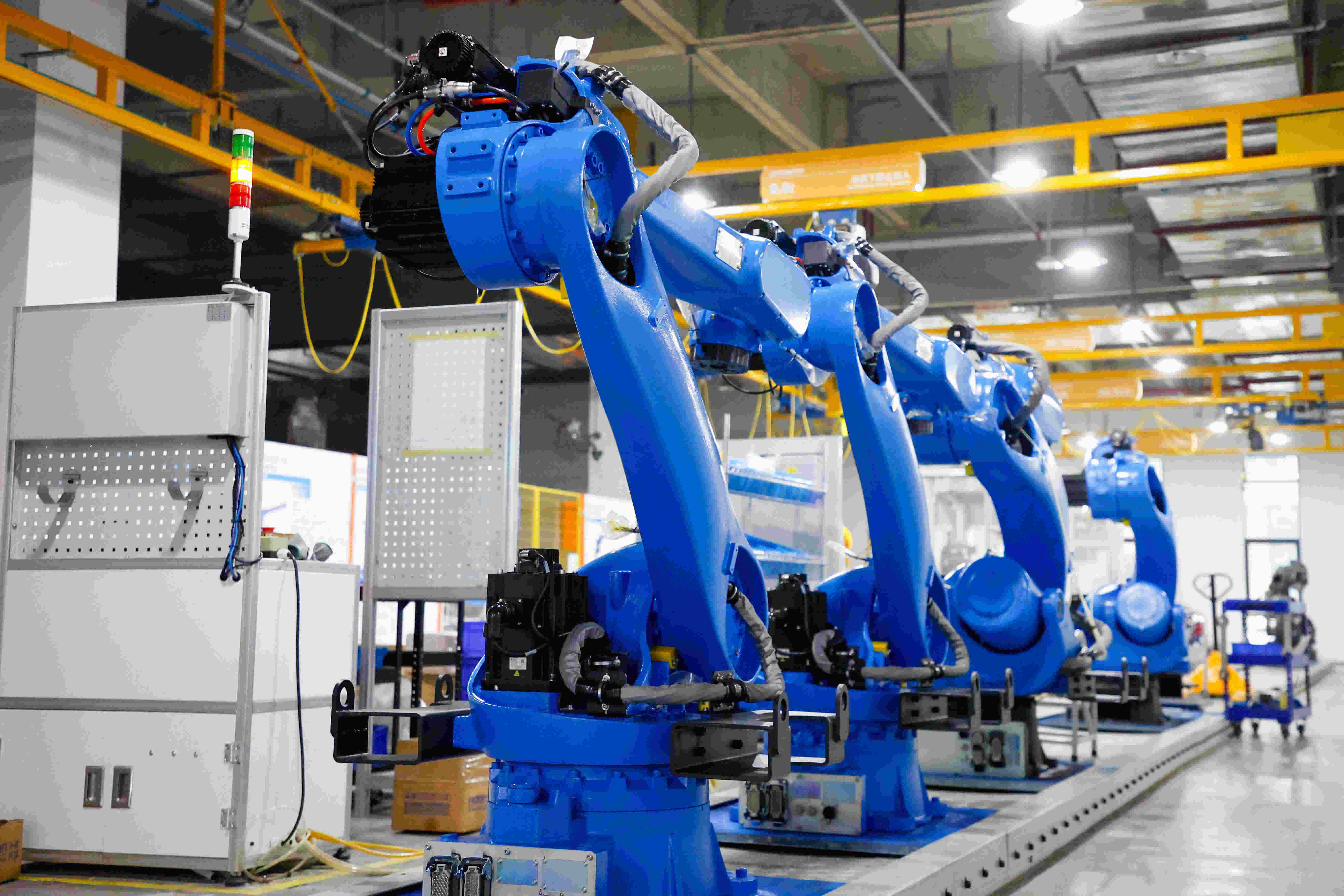 Assembly line of robotic arms in Sichuan, January 14, 2026. /CGTN