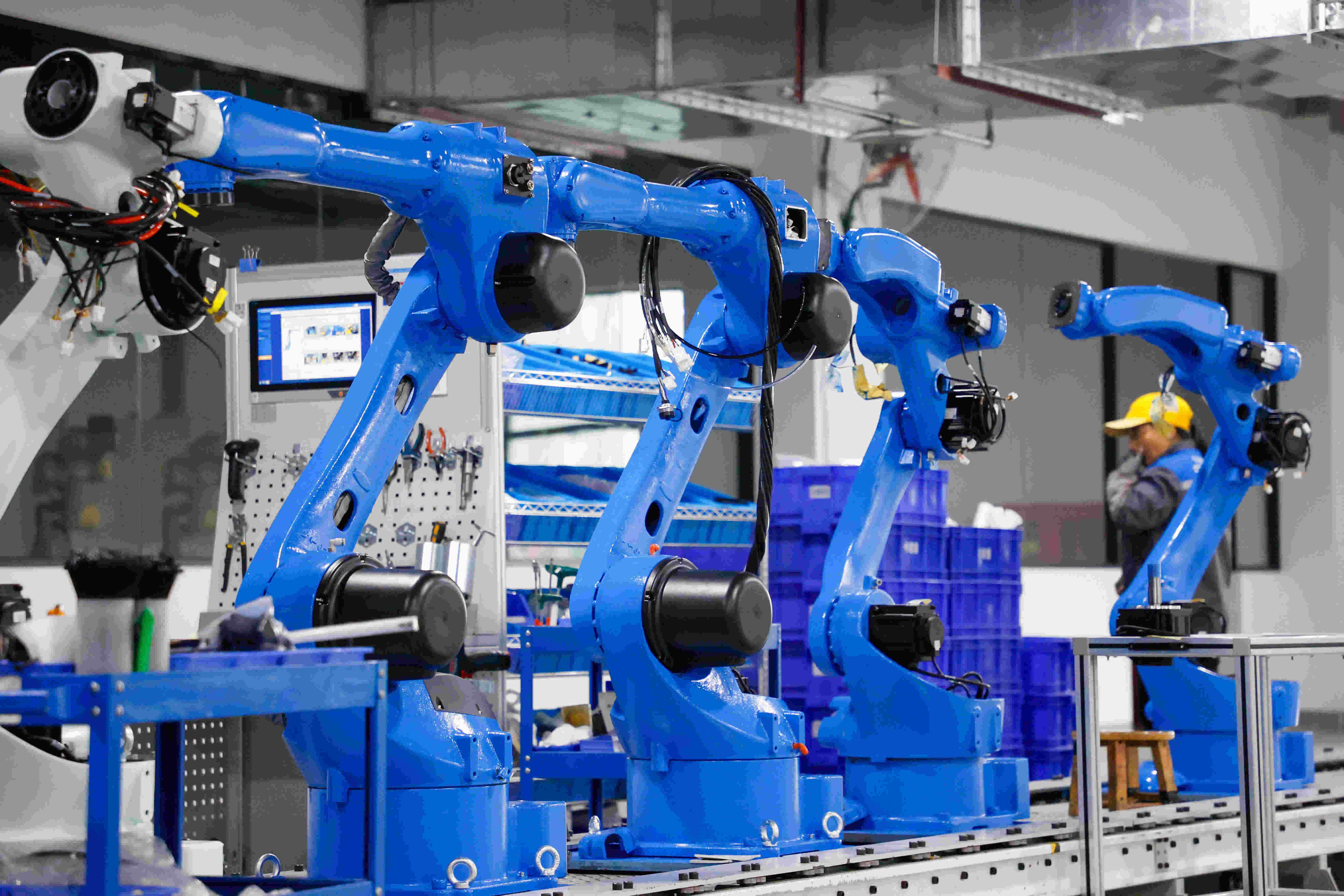 Assembly line of robotic arms in Sichuan, January 14, 2026. /CGTN