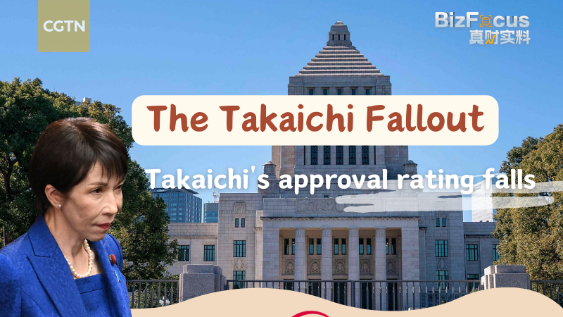 The Takaichi Fallout: Takaichi's approval rating falls