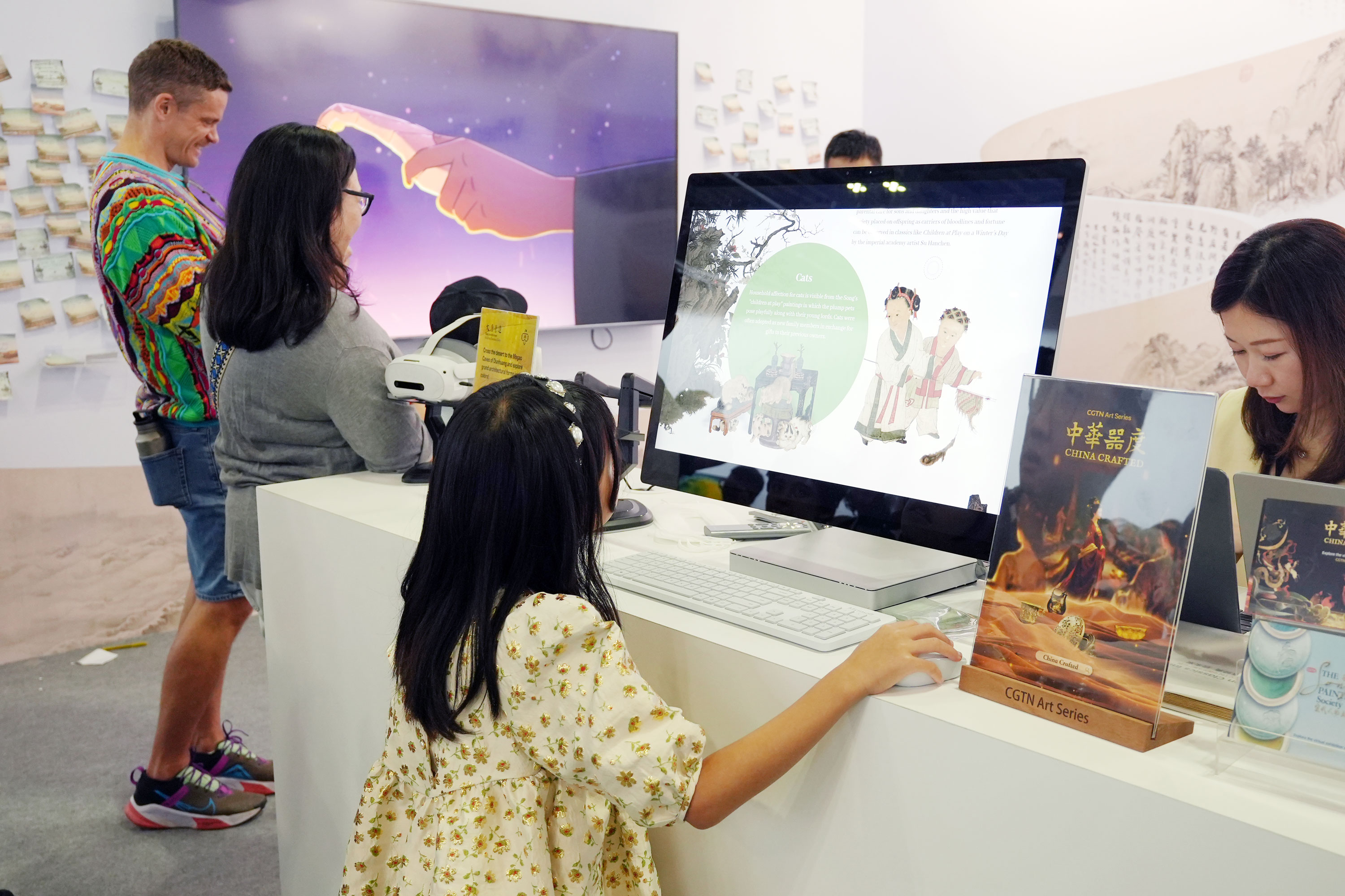 Art enthusiasts explore CGTN Art Series at ART SG in Singapore