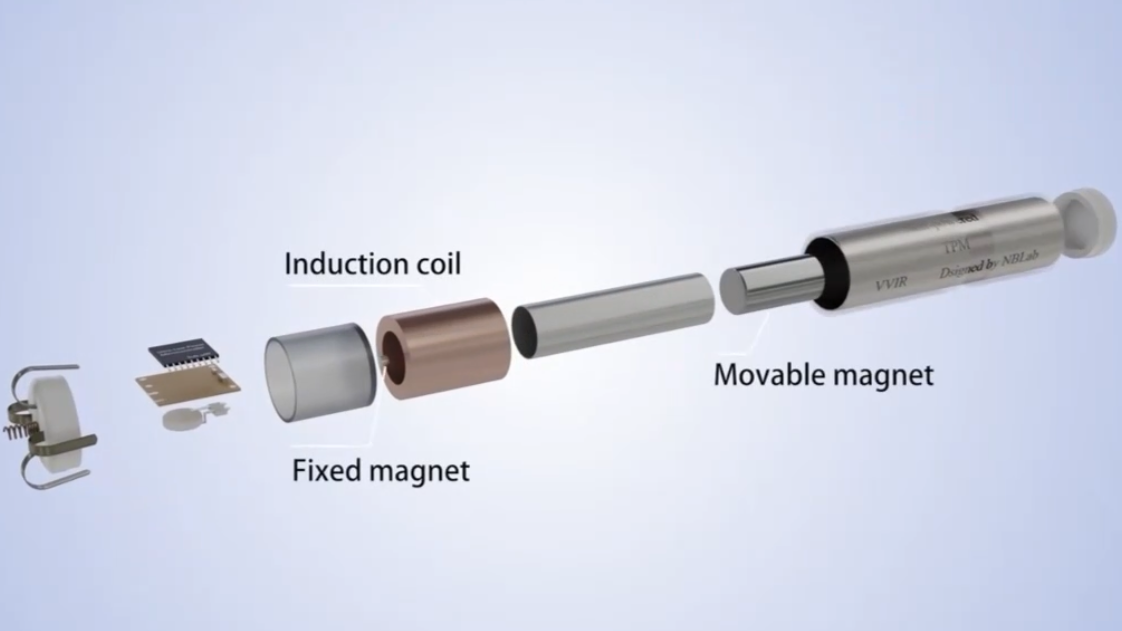 The components of a cardiac pacemaker. /CMG