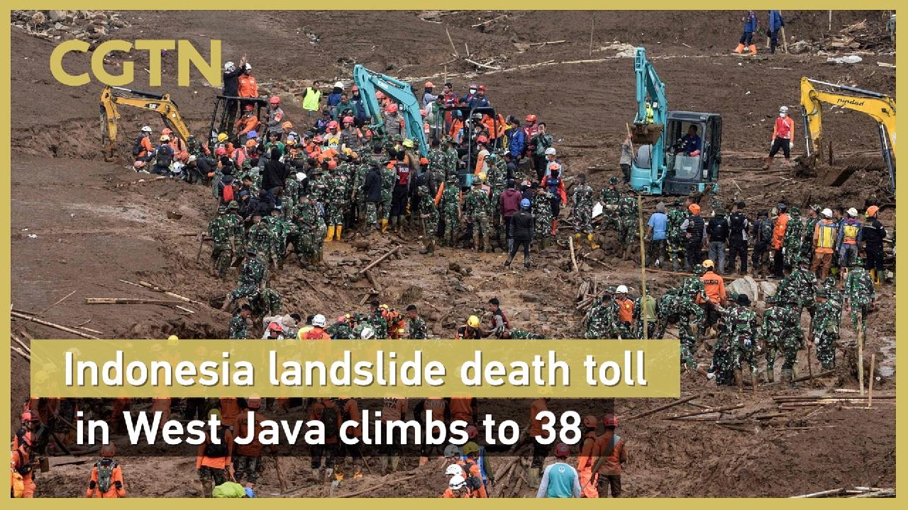 Indonesia landslide death toll in West Java climbs to 38