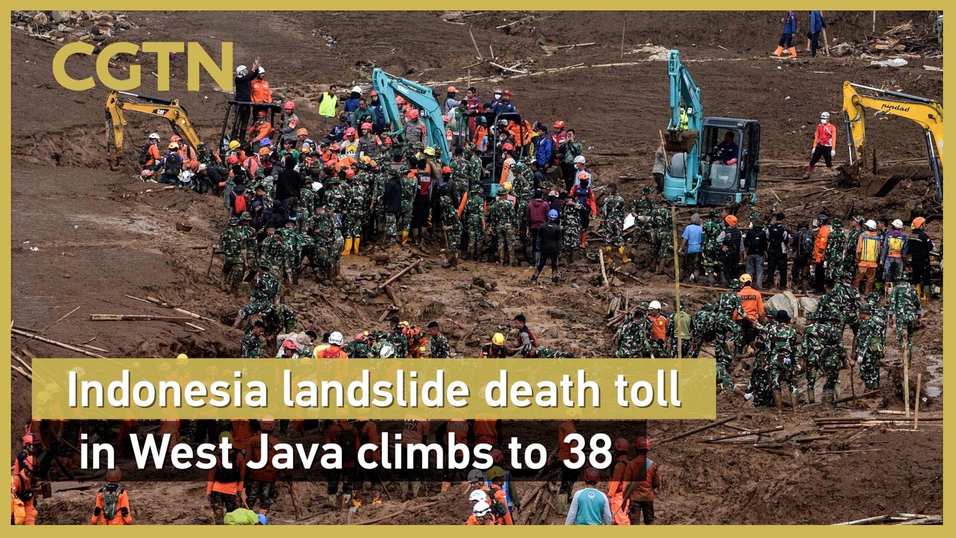 Indonesia landslide death toll in West Java climbs to 38