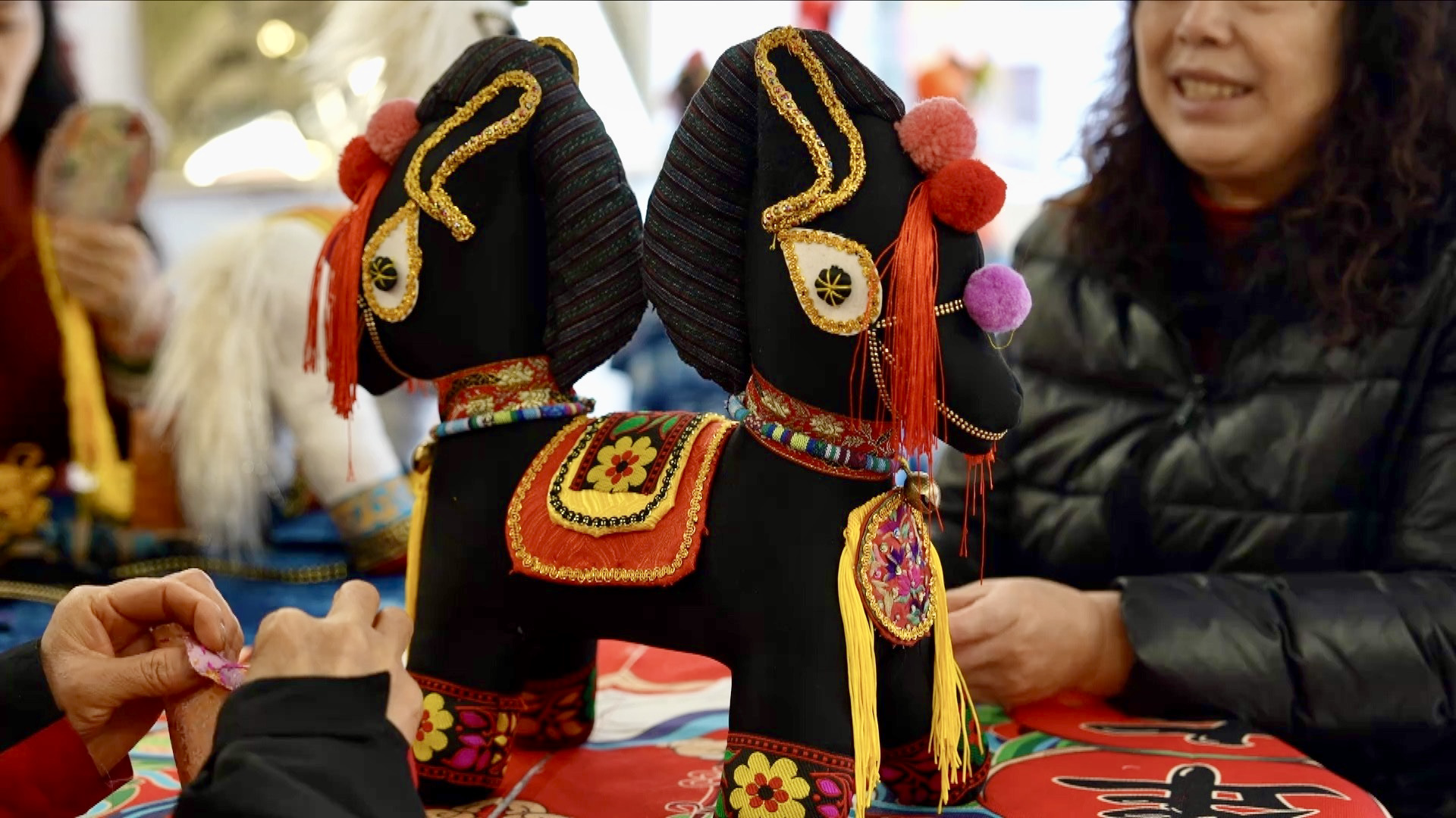 Stitch by stitch, the Year of the Horse comes alive