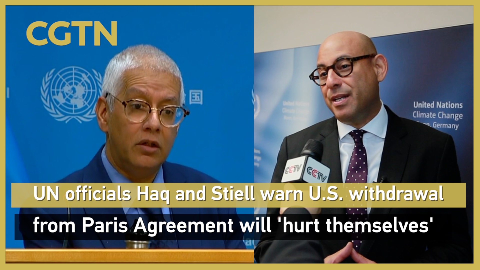 UN officials warn U.S. withdrawal from Paris Agreement to 'hurt themselves'