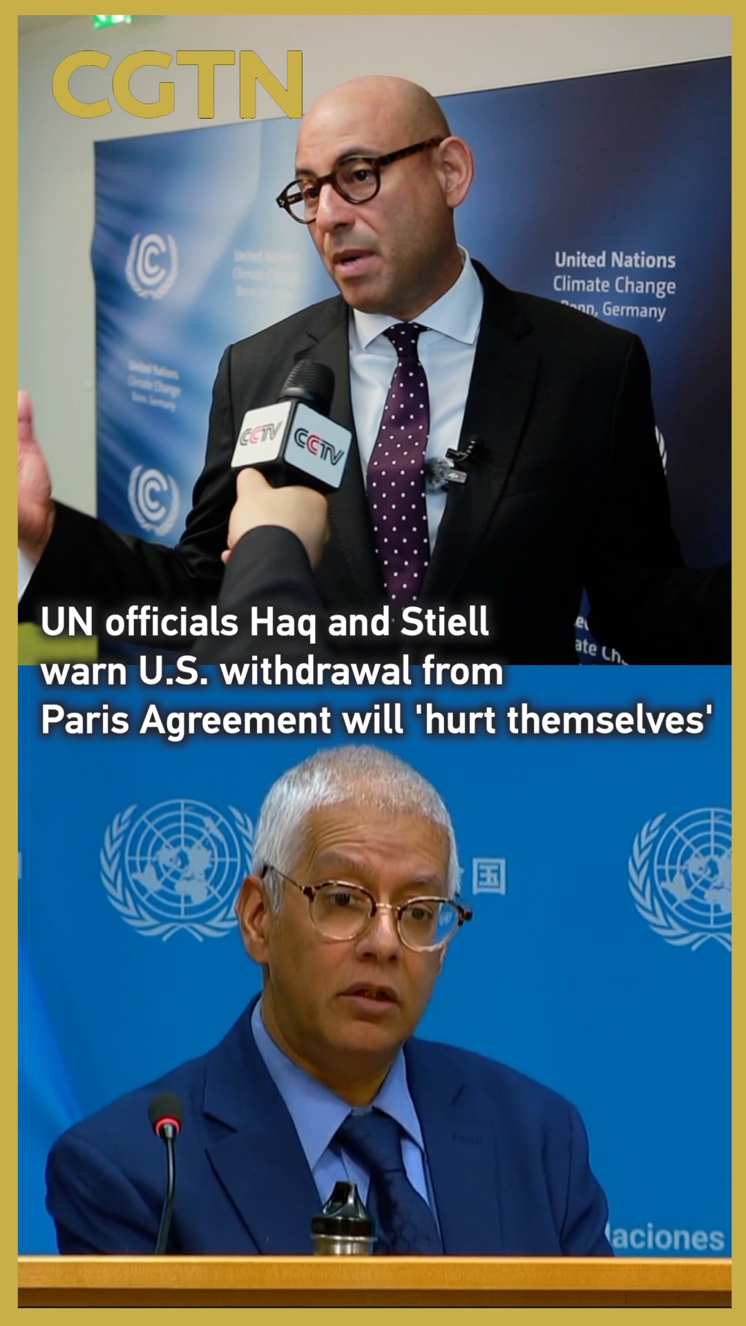 UN officials warn U.S. withdrawal from Paris Agreement to 'hurt themselves'