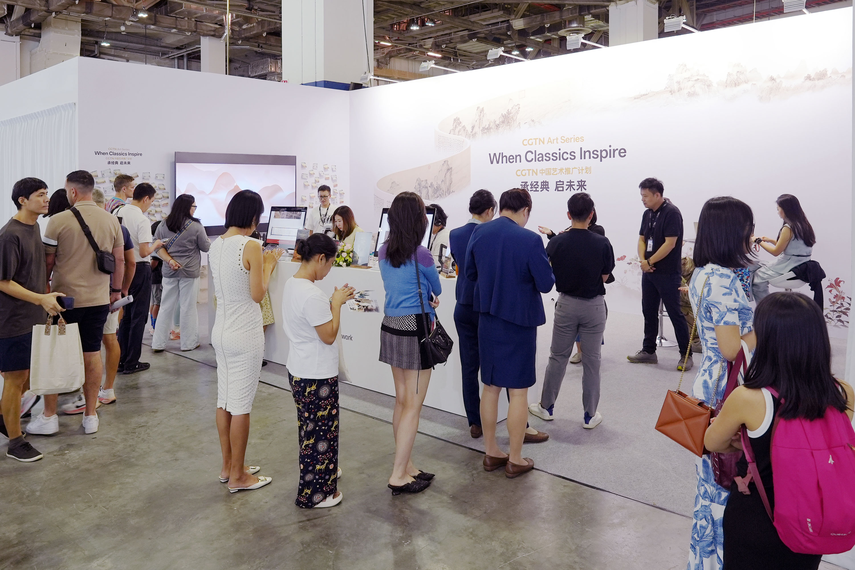 When Classics Inspire: CGTN Art Series captivates ART SG in Singapore