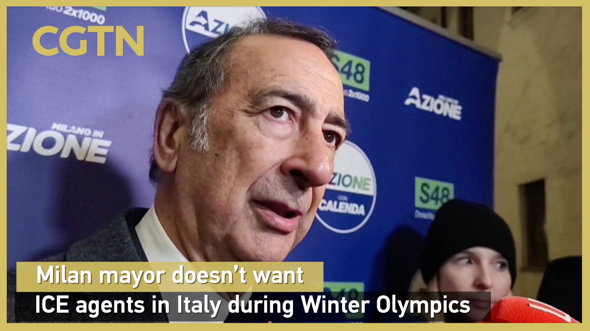 Milan mayor doesn't want ICE agents in Italy during Winter Olympics