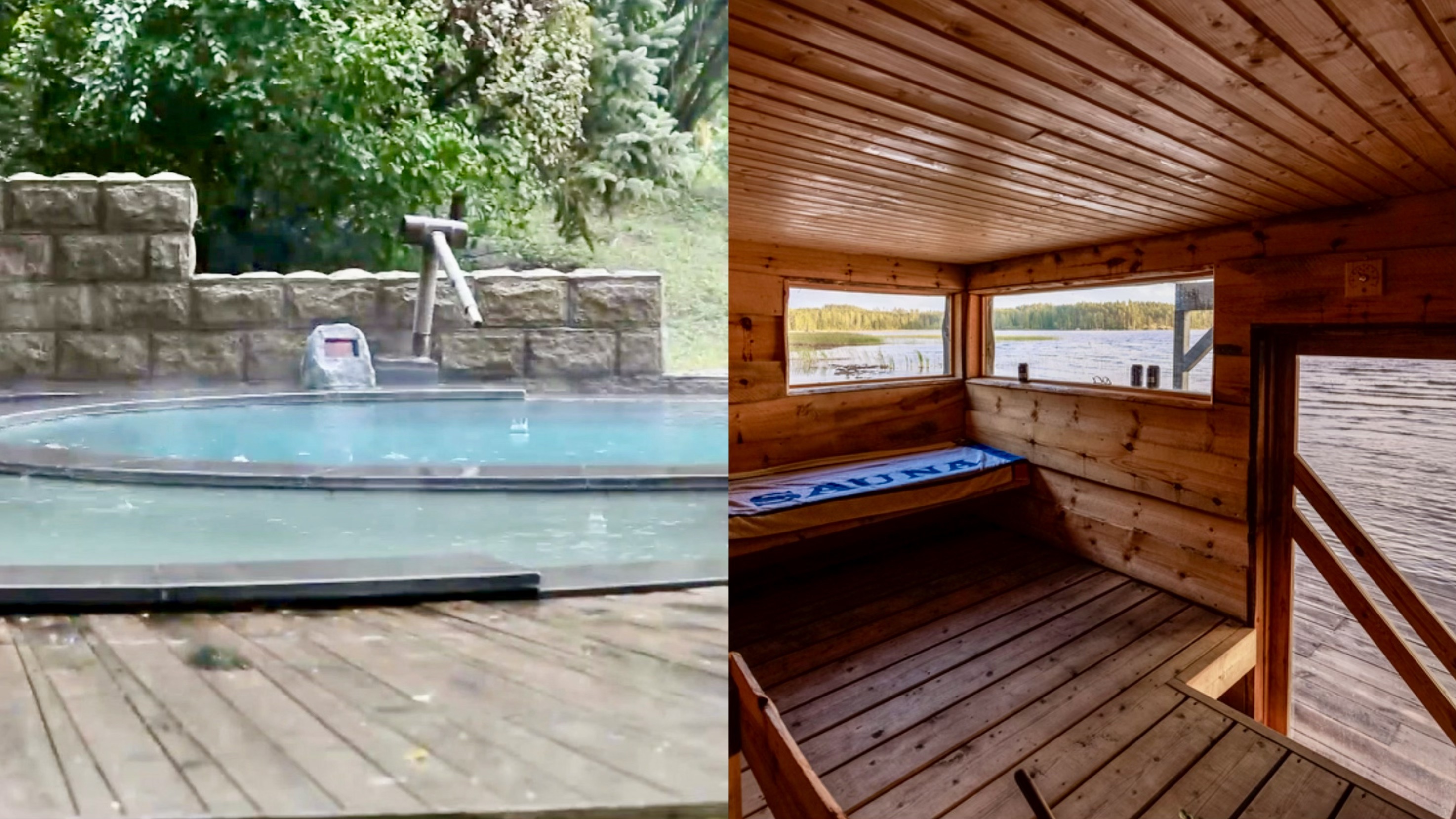 Two ways to warm up: Finnish saunas and northeast China bathhouses