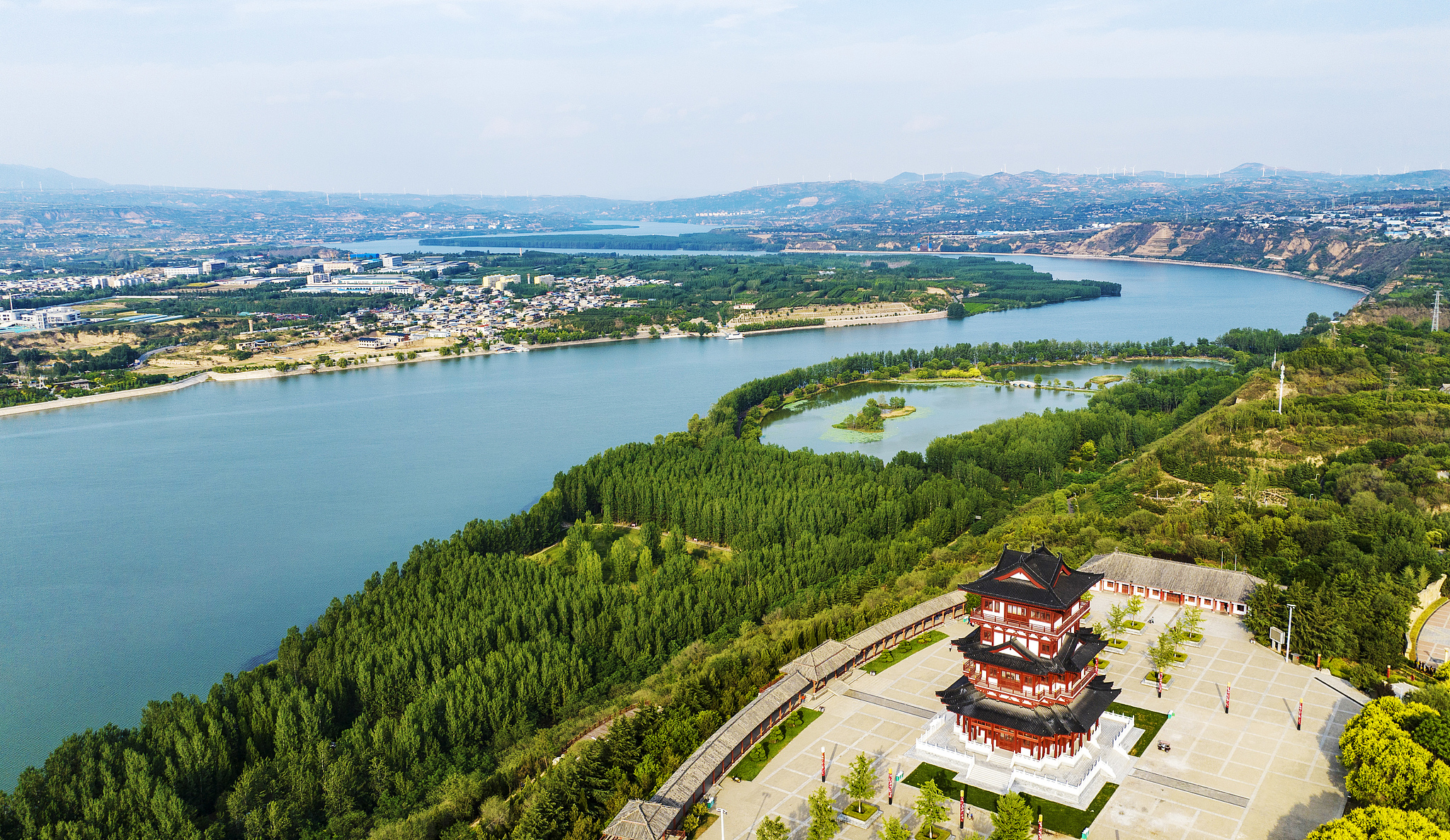 The Yellow River in Sanmenxia, Henan Province, central China, May 23, 2025. /VCG