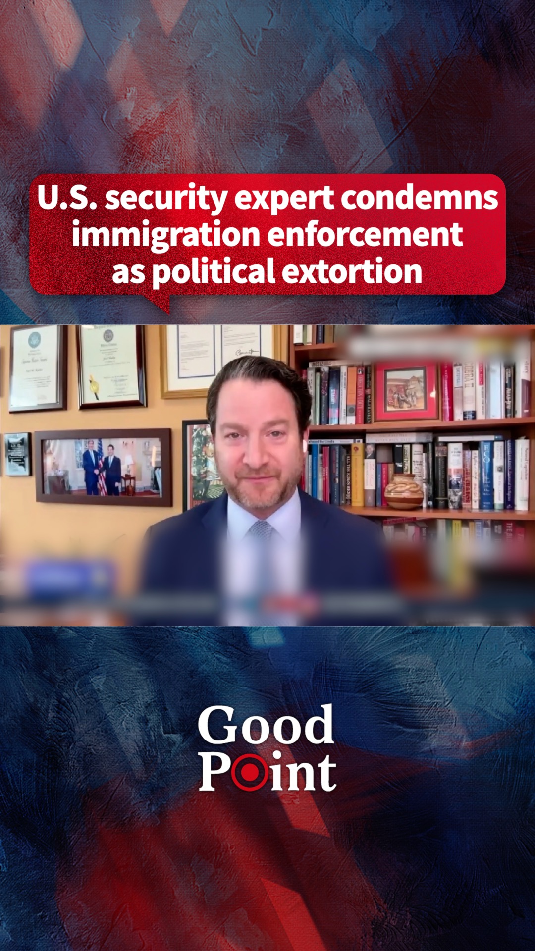 U.S. expert: Immigration enforcement is political extortion