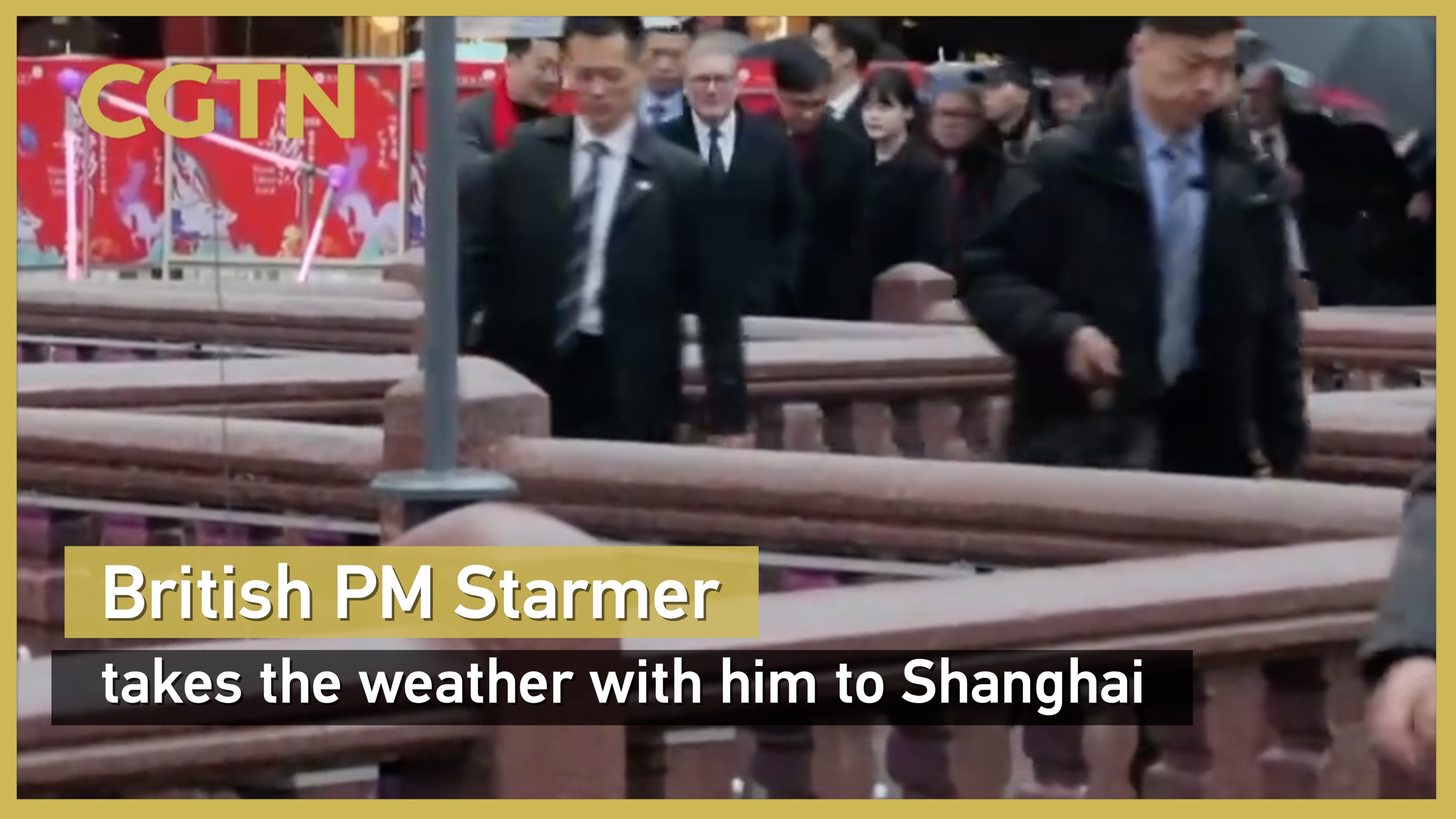 British PM Starmer takes the weather with him to Shanghai