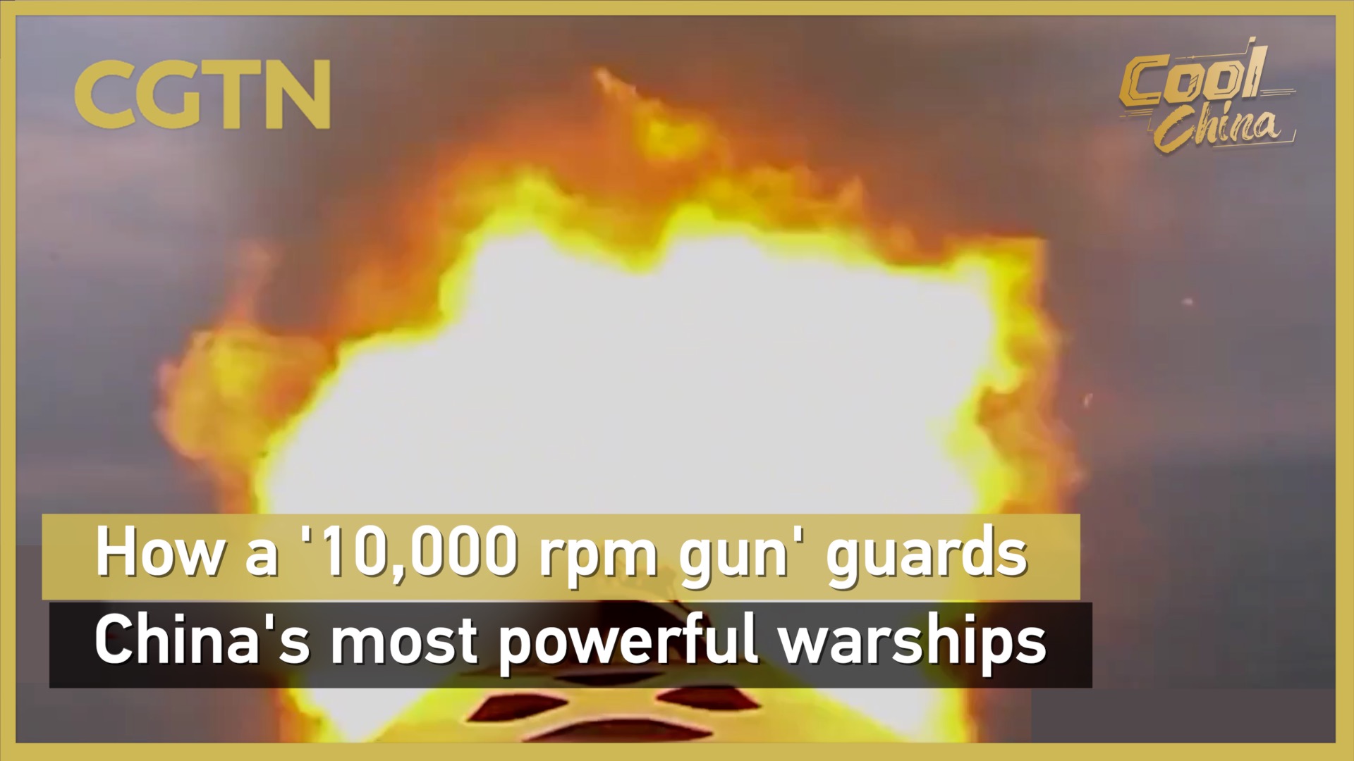 How a '10,000 rpm gun' guards China's most powerful warships