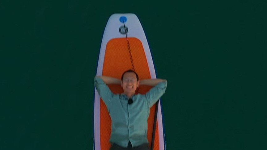 Lingshui's golden hour: A sunset to remember