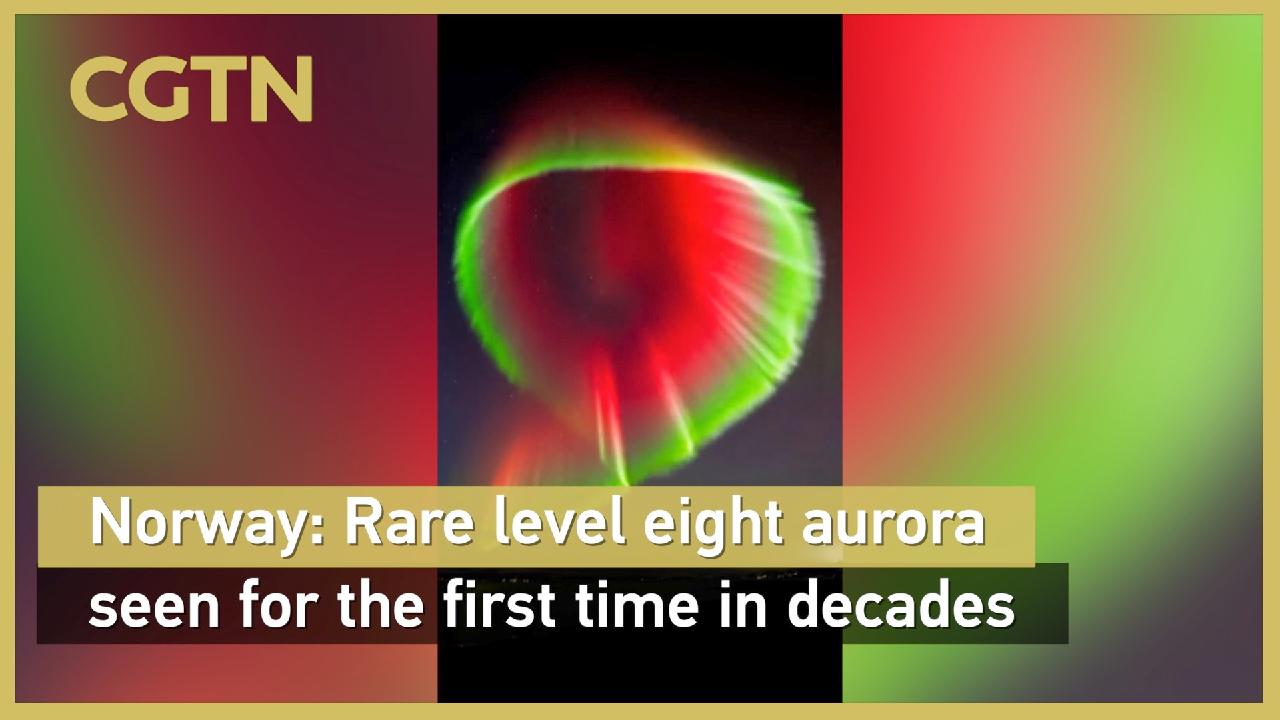 Norway: Rare level eight aurora seen for the first time in decades