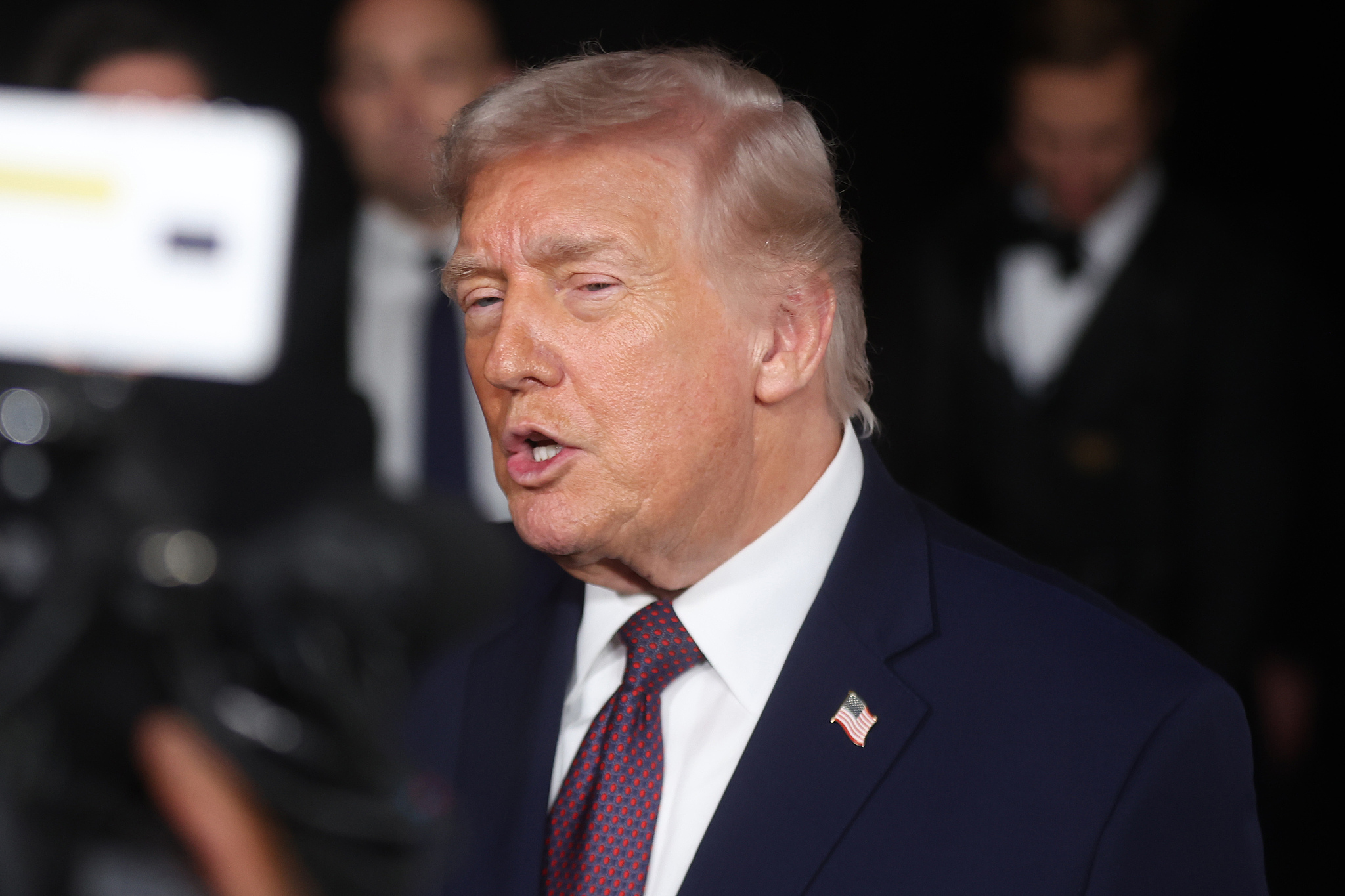 Donald Trump at the world premiere of Amazon MGM Studios' film 