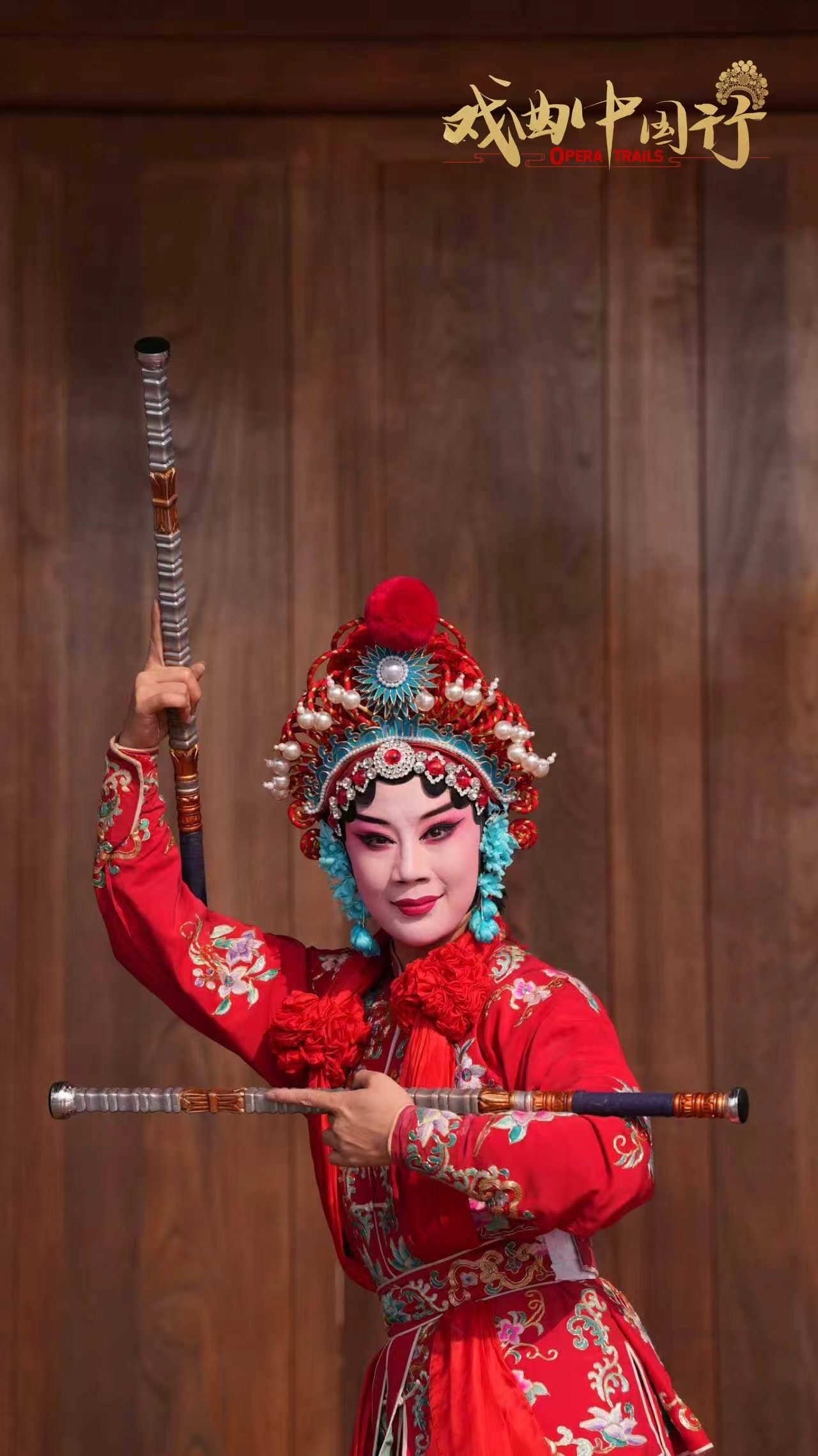 Wu Opera actress Wang Xingxing dresses as the Water Nymph of 