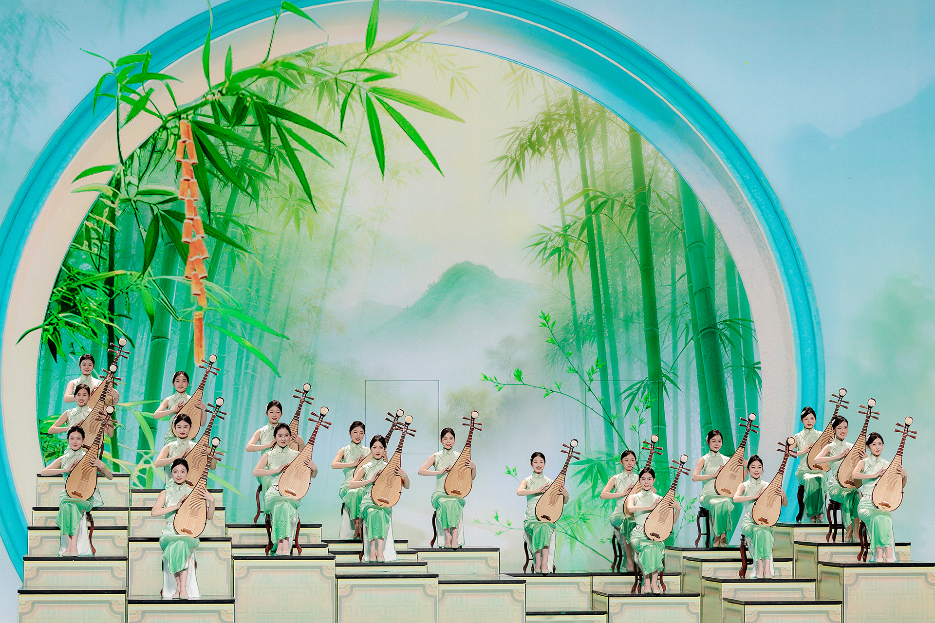 A scene from the third rehearsal of CMG's 2026 Spring Festival Gala. /CMG
