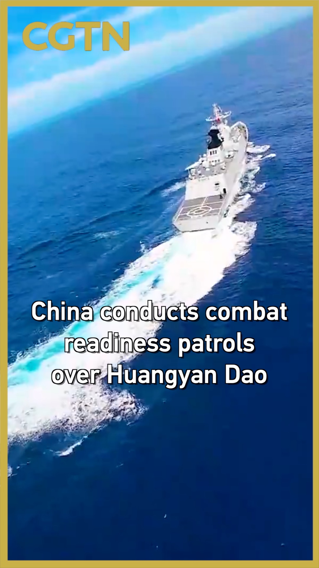 China conducts combat readiness patrols over Huangyan Dao