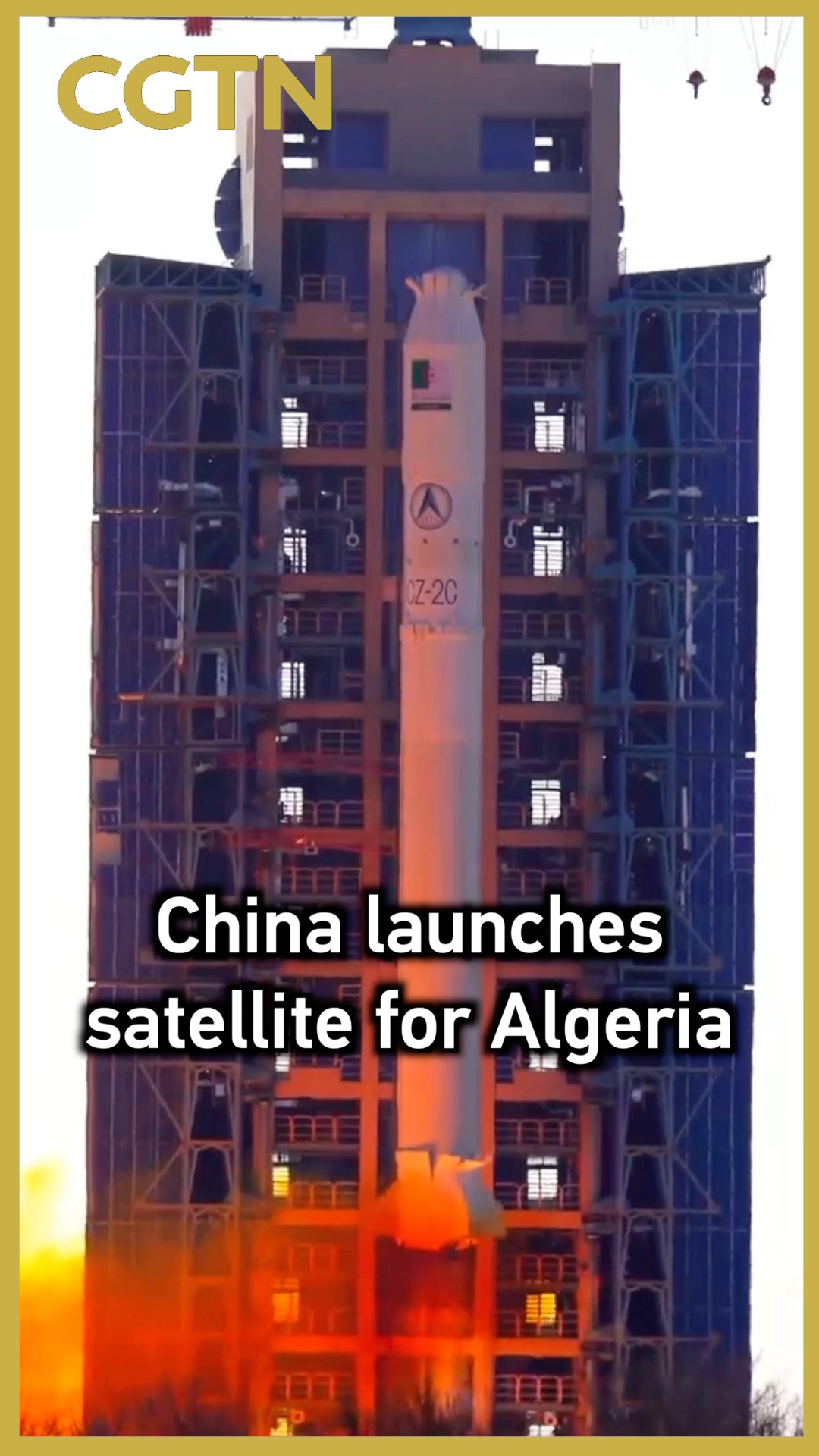 China launches satellite for Algeria