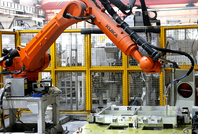 The production workshop of a new energy technology enterprise in Dongjia Economic and Technological Development Zone in Ningde, Fujian Province, February 17, 2025. /VCG